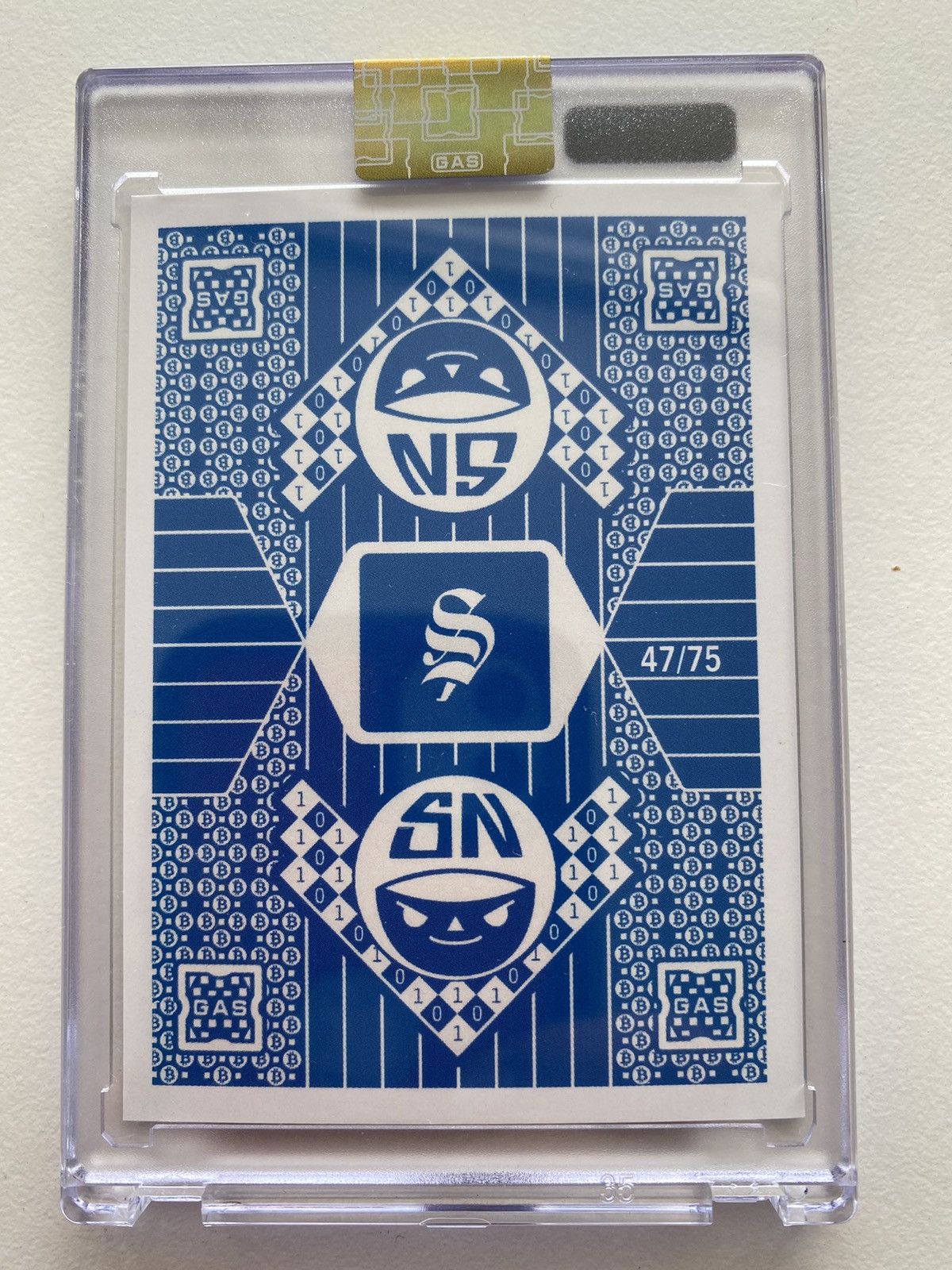 Complex × Satoshi Nakamoto Peter Todd “I Am Not Satoshi Nakamoto!”Foil GAS Trading Card Size ONE SIZE - 5 Thumbnail