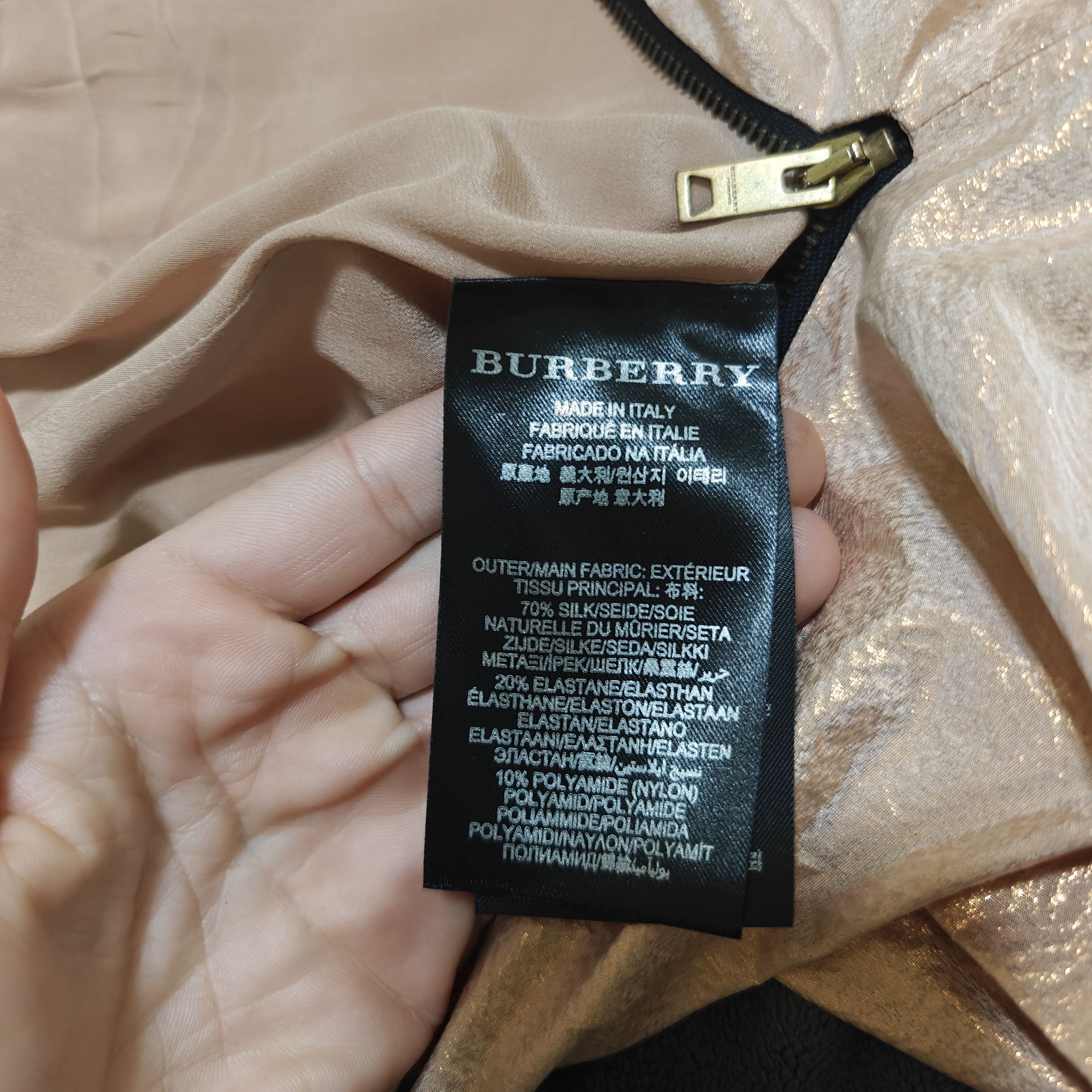 Burberry Prorsum Burberry Prorsum champagne dress Size XS / US 0-2 / IT 36-38 - 4 Thumbnail