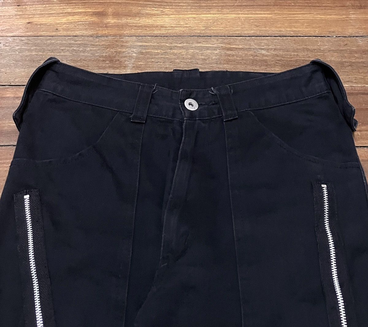 If Six Was Nine Rare Vintage Japanese Brand Blue Bird Bondage Pants 1990s Size US 26 / EU 42 - 3 Thumbnail