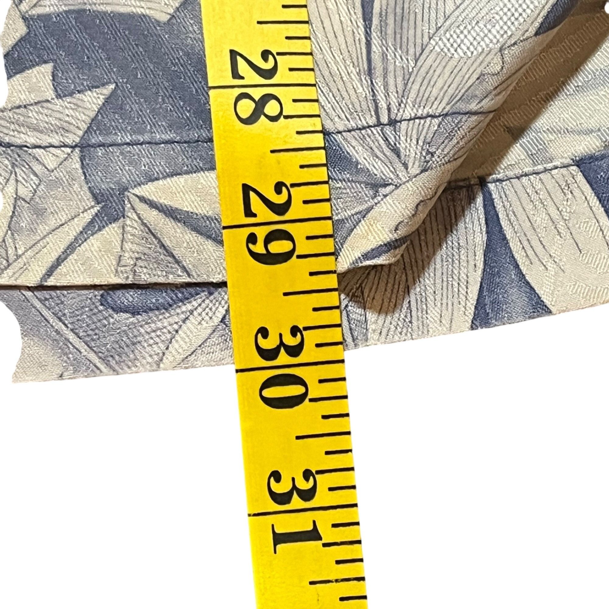 Tommy Bahama Tommy Bahama Hawaiian Blue Shirt Large Tropical Linen Blend Size US L / EU 52-54 / 3 - 7 Thumbnail