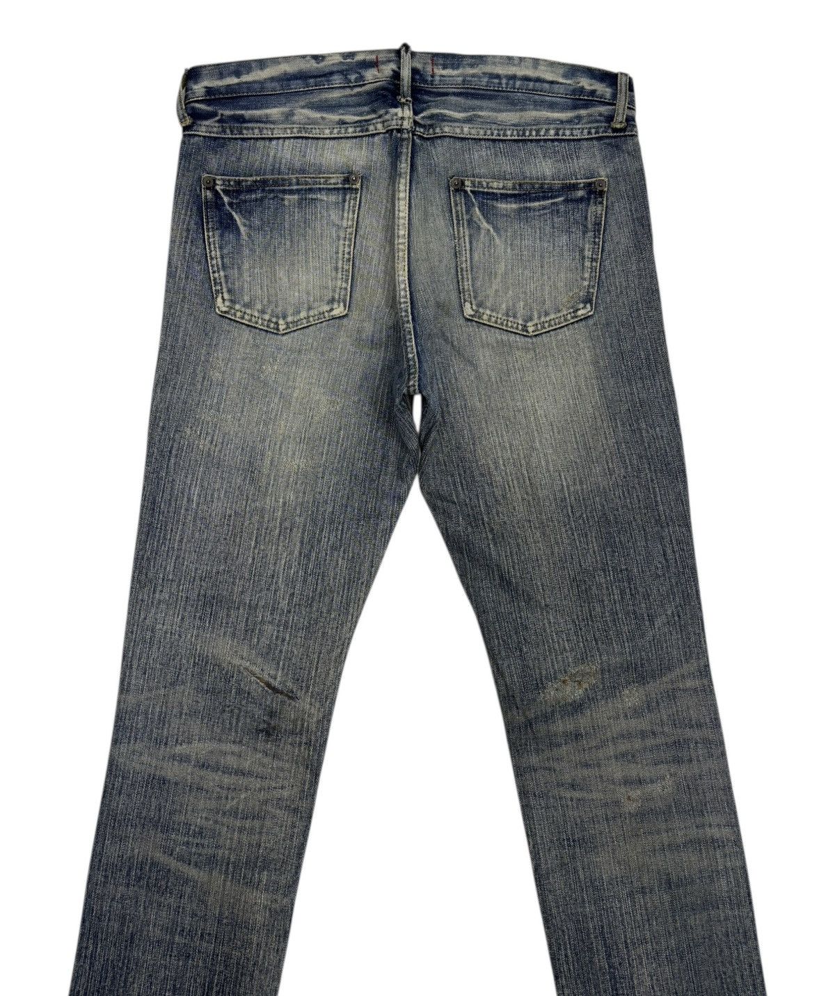 NANO universe × Number (N)ine Nano Universe Boro Patchwork Mud Wash Distressed Denim Jean Size US 33 - 6 Thumbnail