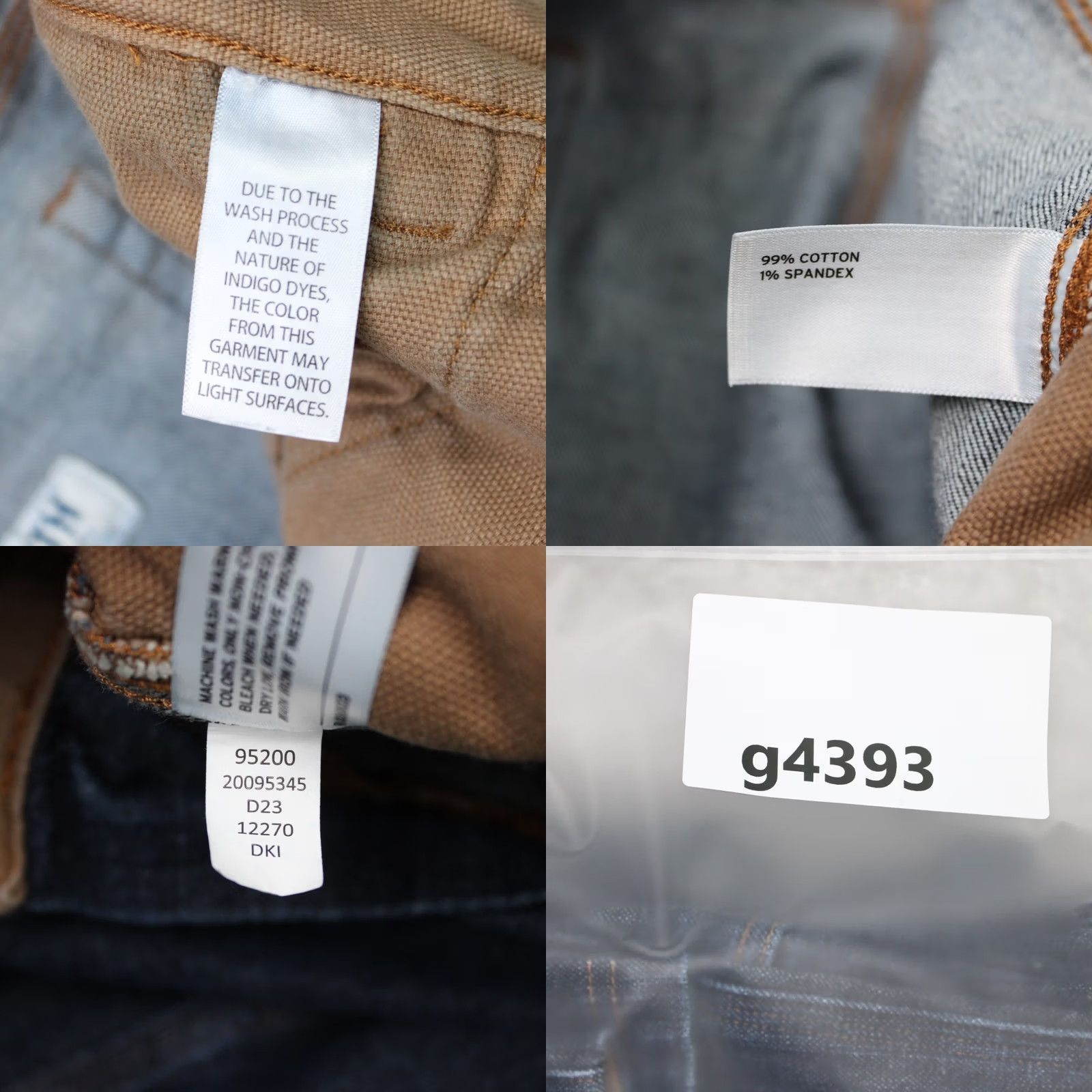 Vintage Duluth Jeans Mens 44x30 Blue DuluthFlex Ballroom Relaxed Fit Carpenter Stretch Size US 44 / EU 60 - 9 Thumbnail