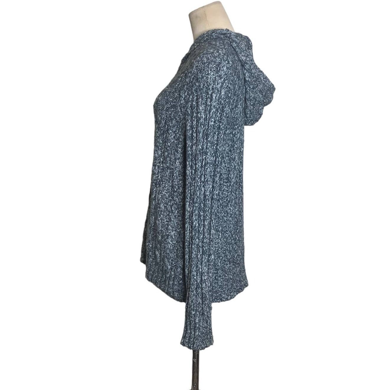 Sonoma Sonoma heathered blue hoodie sweater jacket size XL Size XL / US 12-14 / IT 48-50 - 9 Thumbnail