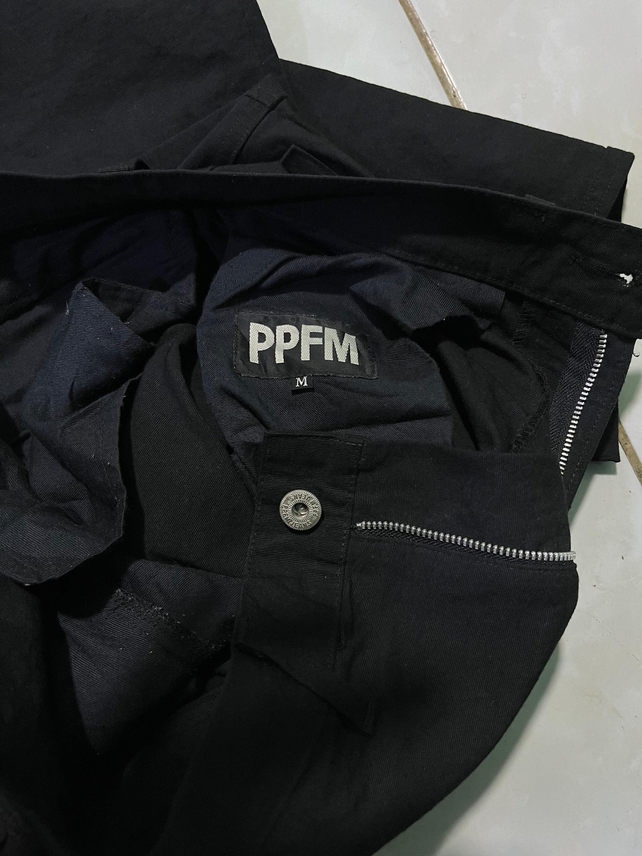 PPFM PPFM Double Pocket Black Pants Size US 29 - 5 Thumbnail