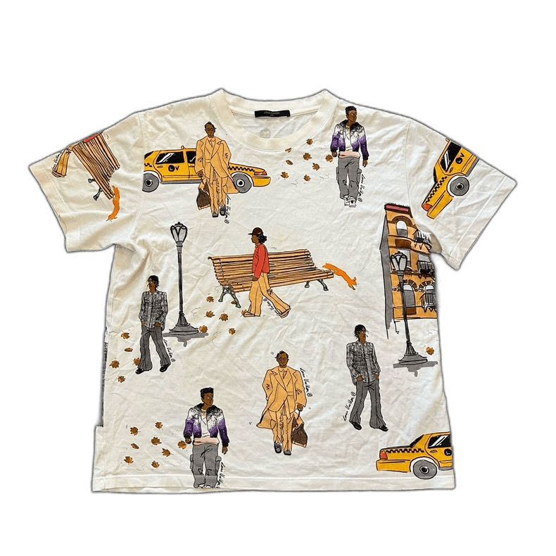 Louis Vuitton Louis Vuitton Short Sleeve T-Shirt with Pattern Size US XL / EU 56 / 4 - 1 Thumbnail
