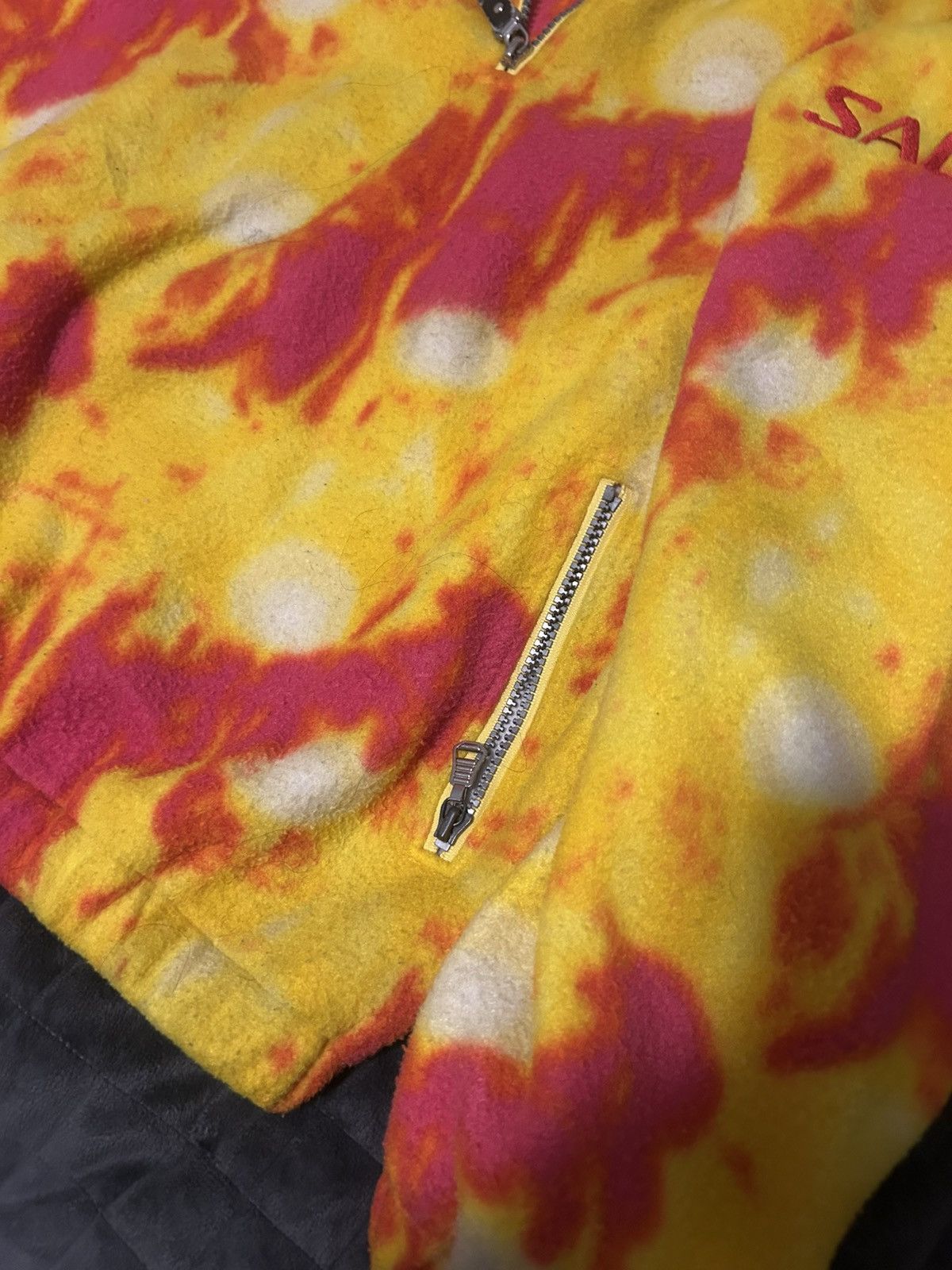 Salomon 90s SALOMON Marble Pattern Fleece Jacket Salomon Size US M / EU 48-50 / 2 - 4 Thumbnail