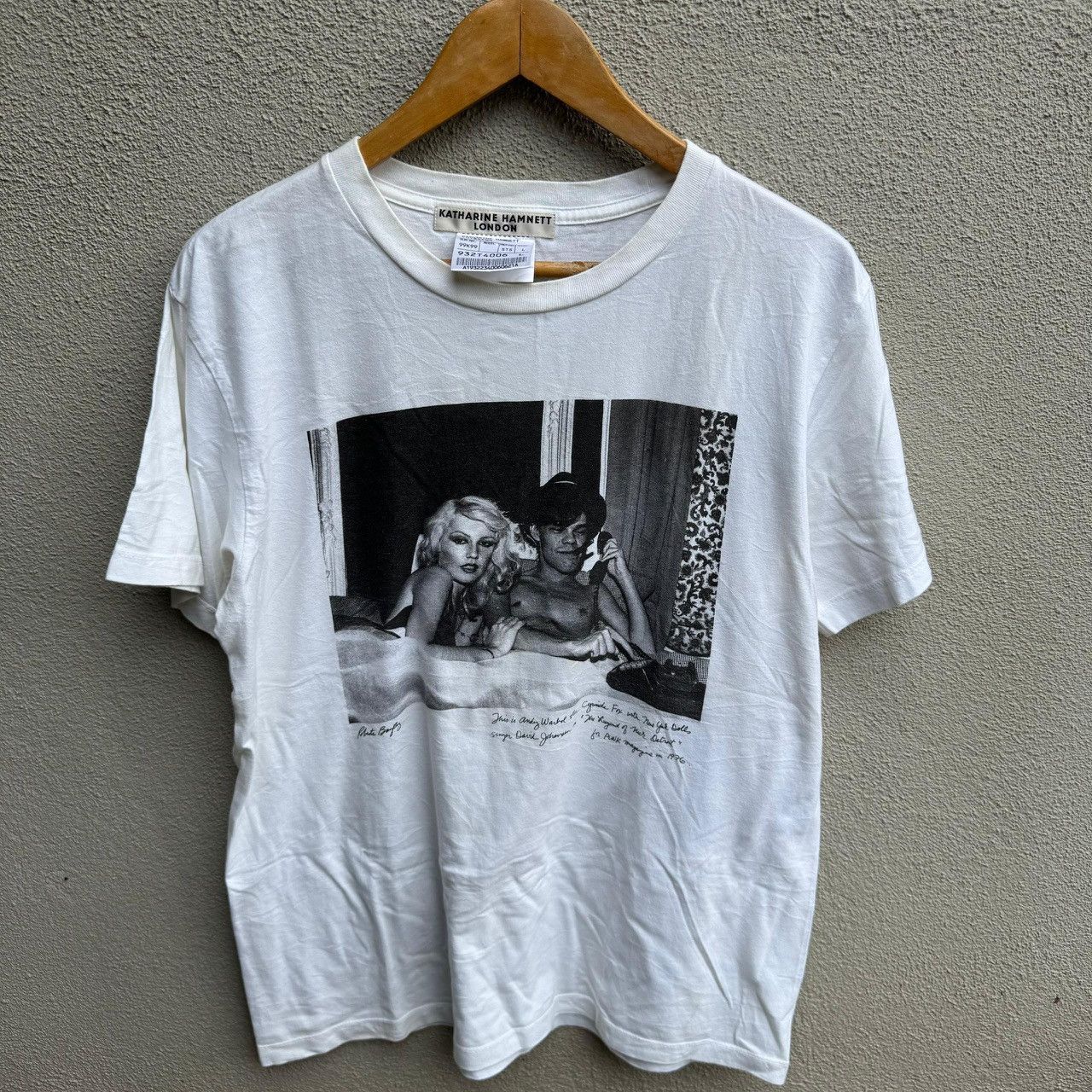 Katharine Hamnett London KATHARINE HAMNETT photo tee by roberta bayley Size US L / EU 52-54 / 3 - 2 Thumbnail