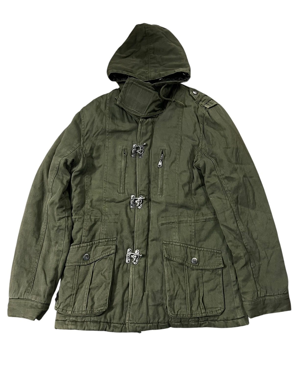 In The Attic In The Attic Rocker Garment Green Army Punk Jacket Size US M / EU 48-50 / 2 - 1 Thumbnail