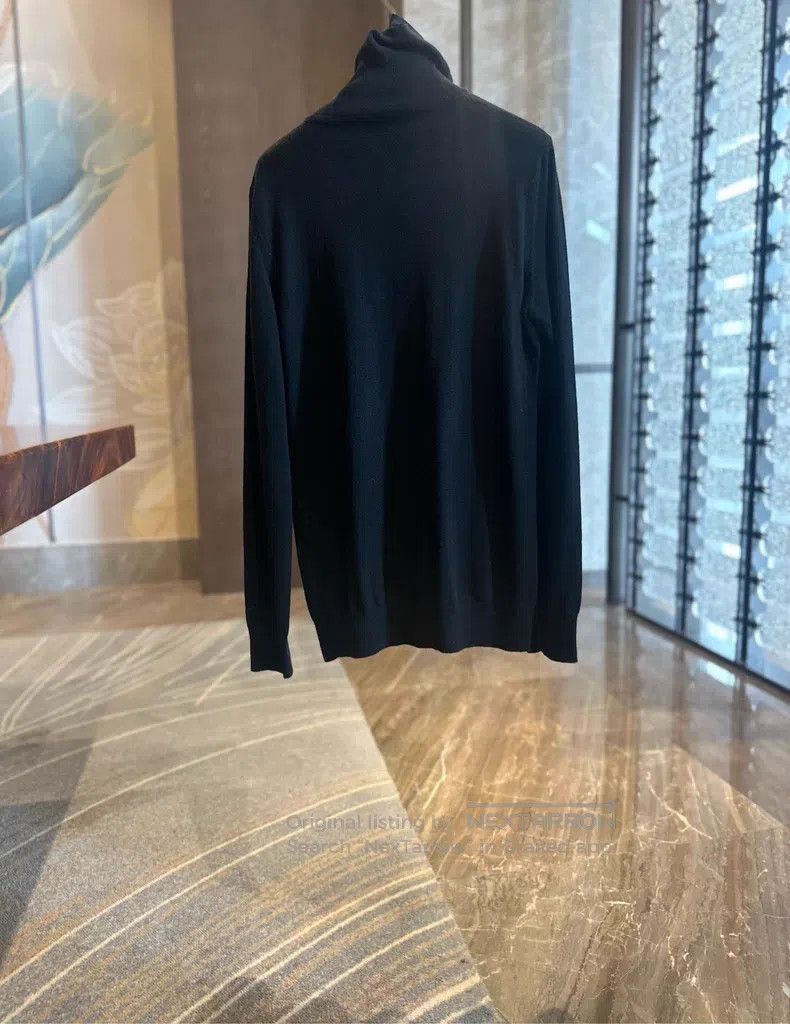 Loro Piana Loro Piana High-neck black cashmere sweater Size US S / EU 44-46 / 1 - 2 Thumbnail