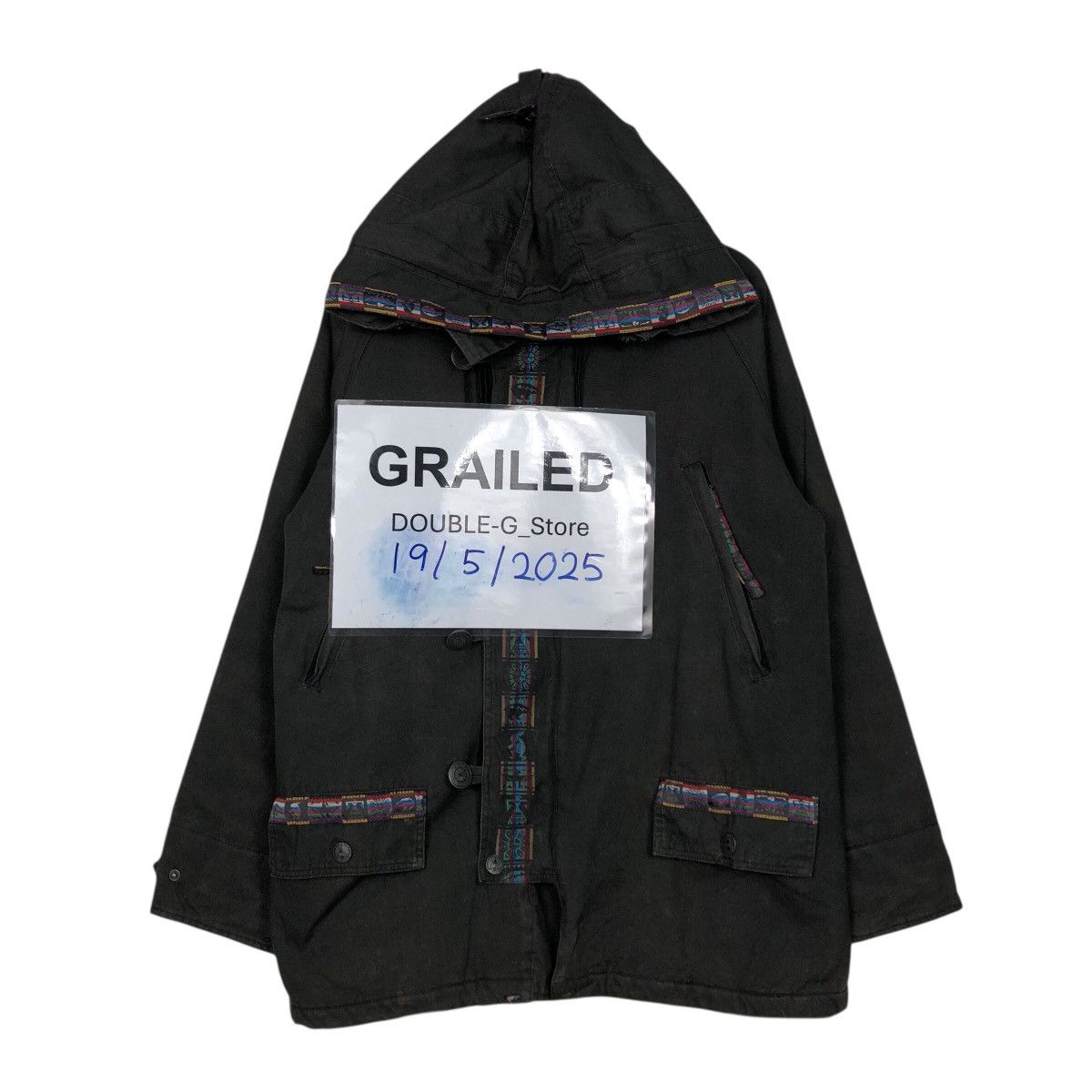 Japanese Brand 📌Vintage Chore Jacket Hoodie Titicaca Duck Canvas Size US L / EU 52-54 / 3 - 1 Thumbnail