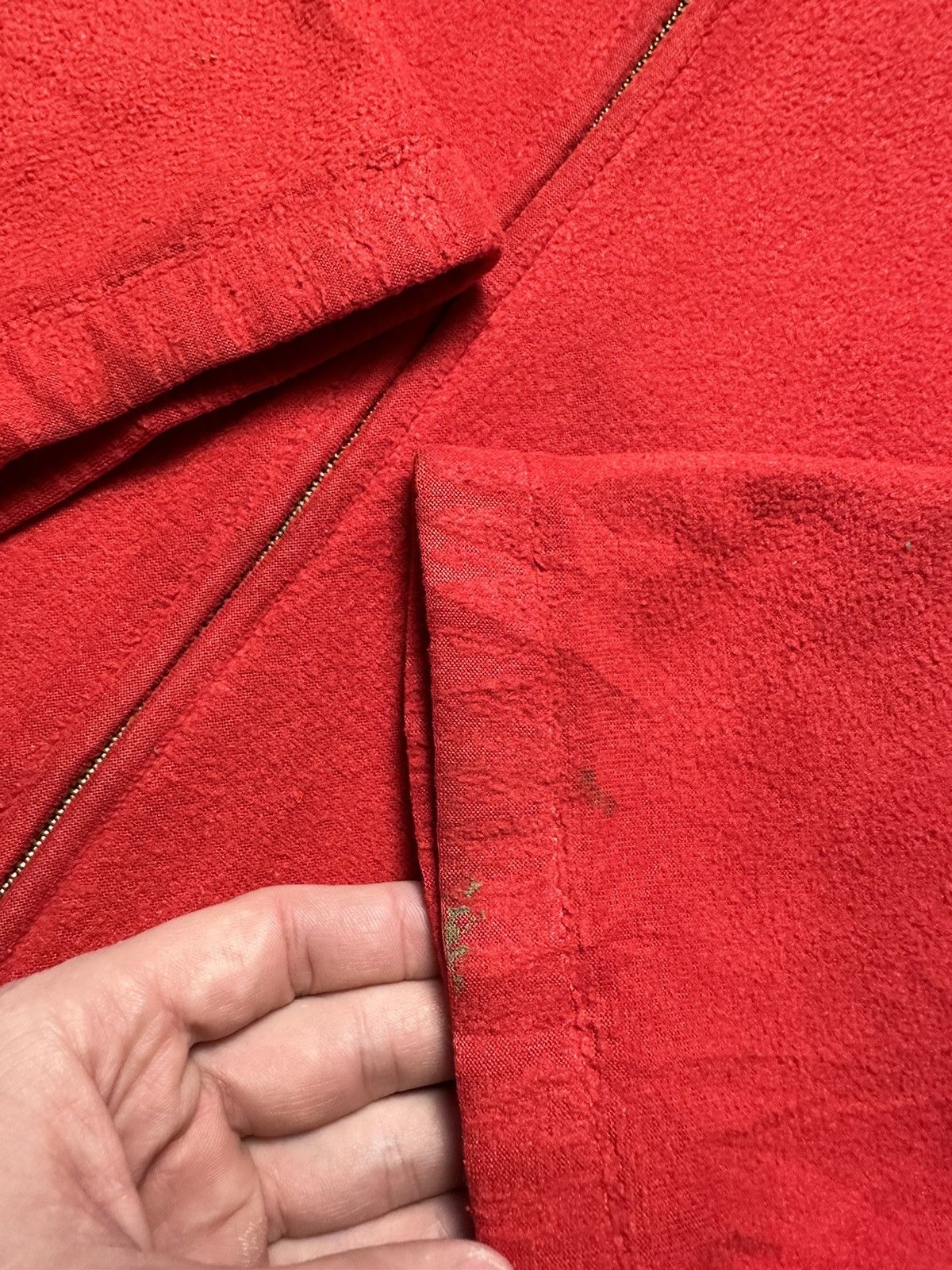 Vintage Vintage polo Ralph Lauren fleece jacket red rare size L Size US L / EU 52-54 / 3 - 9 Thumbnail