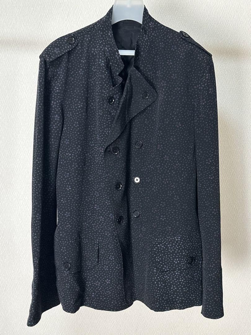 Yohji Yamamoto Yohji Yamamoto 12ss Floralallover pattern silk double jacket Size US XL / EU 56 / 4 - 3 Thumbnail