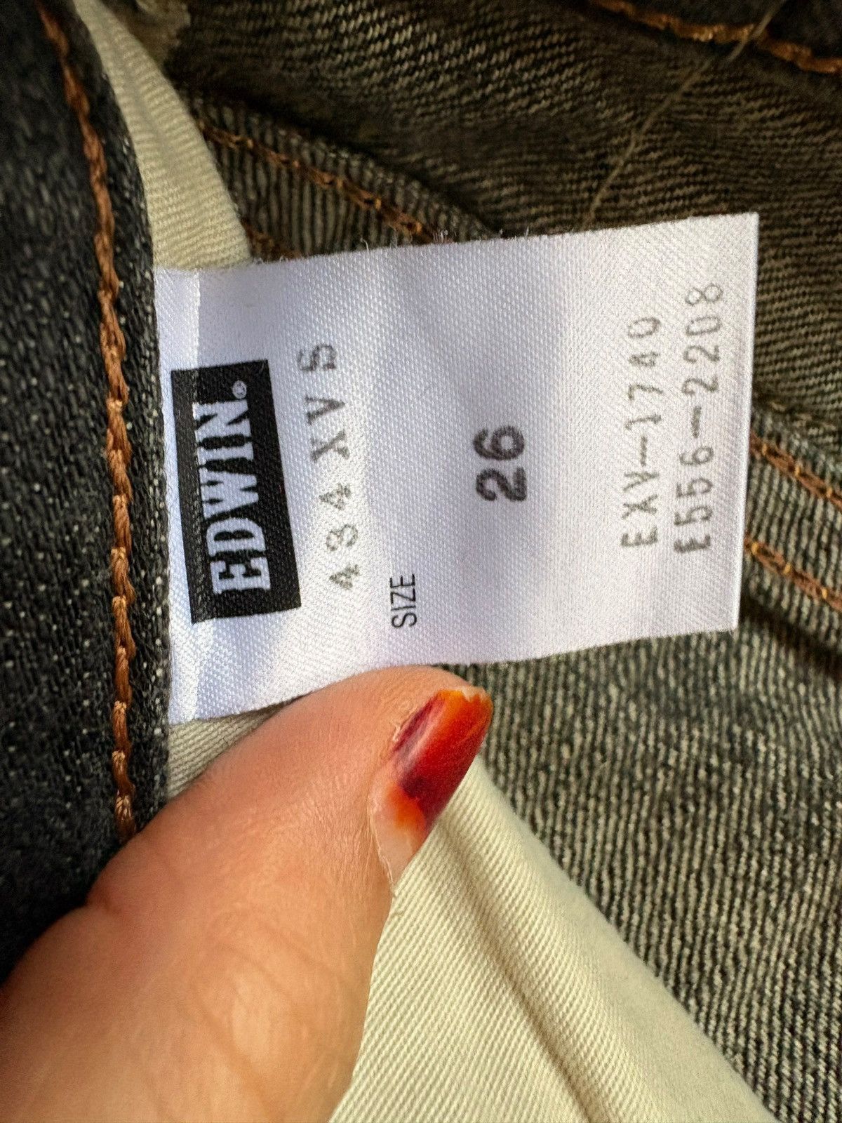Edwin Exclusive Vintage Edwin Faded Wash Baggy Jeans Size US 28 / EU 44 - 10 Thumbnail