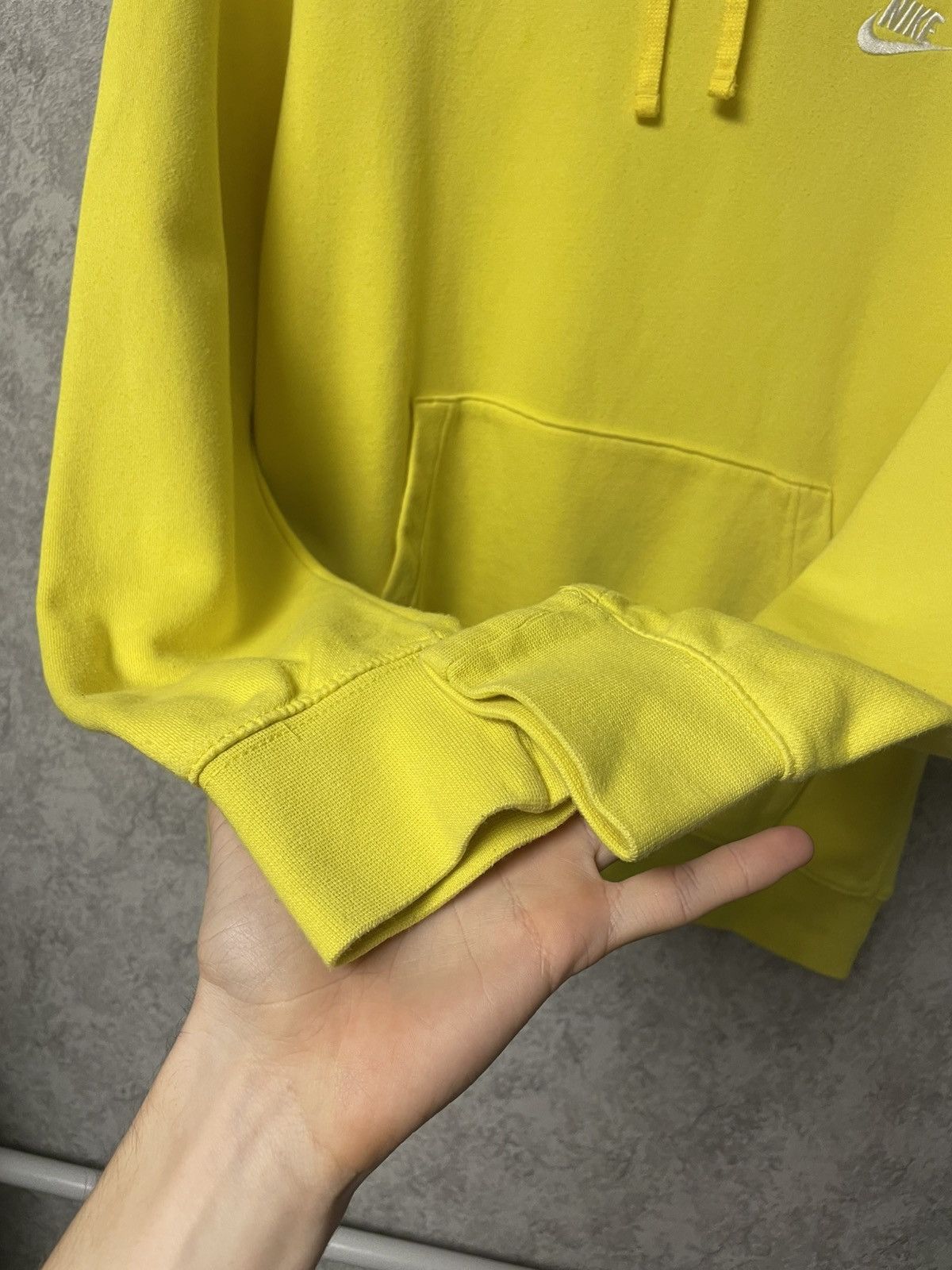 Nike Nike Basic Yellow Hoodie Streetwear Y2K Size US L / EU 52-54 / 3 - 5 Thumbnail