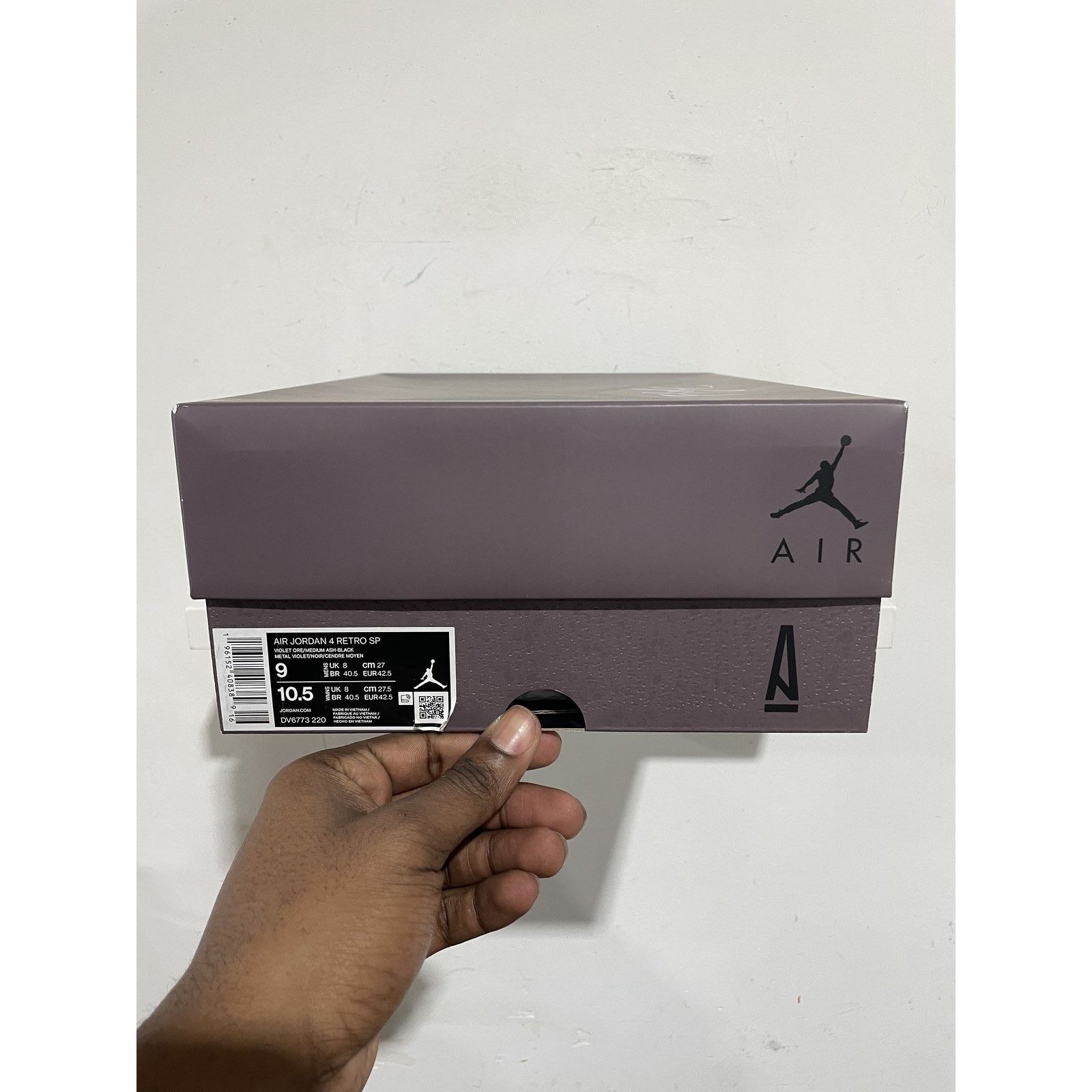 Nike JORDAN 4 RETRO SP A MA MANIERE VIOLET ORE SIZE 9 PREOWNED Size US 9 / EU 42 - 7 Thumbnail