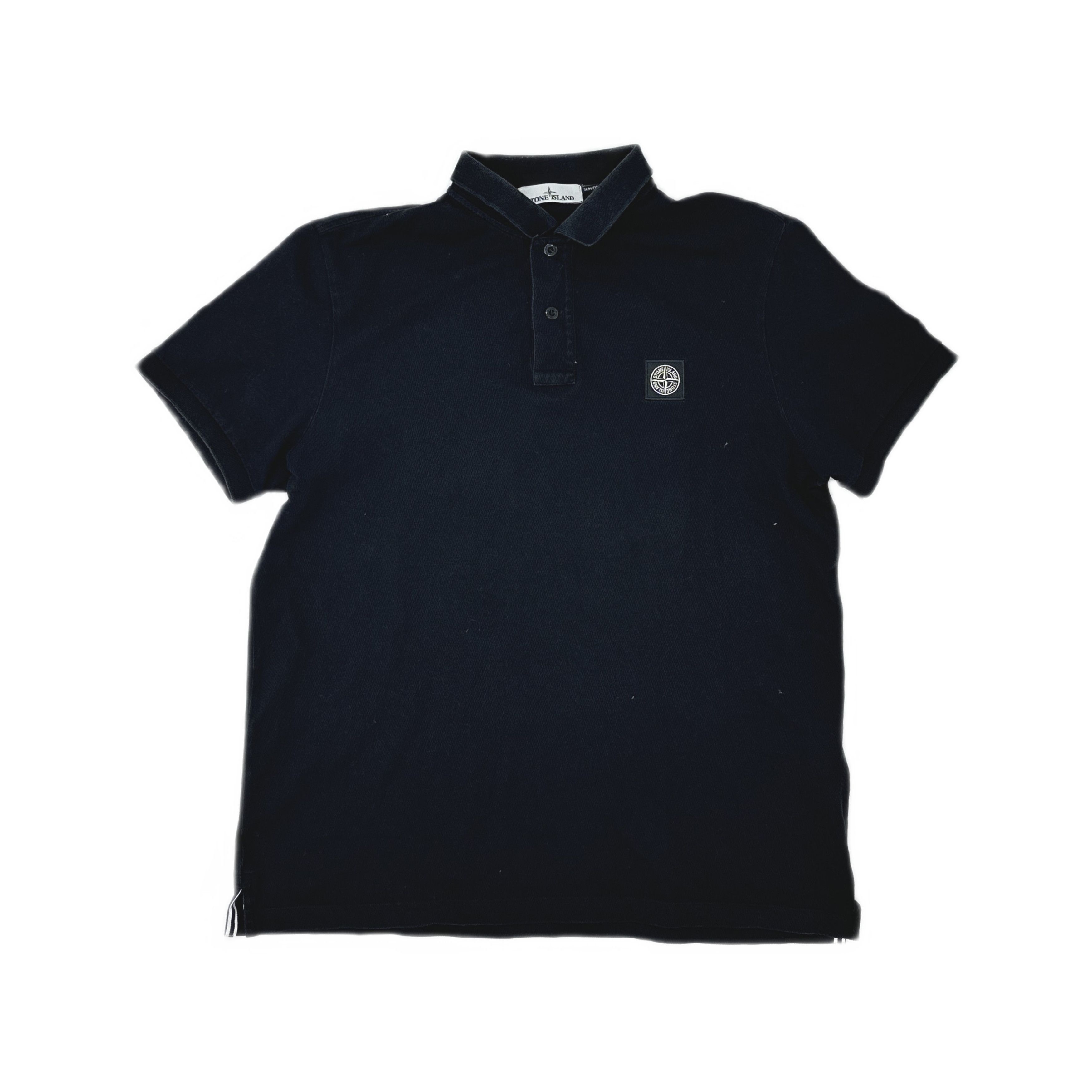 Stone Island Stone Island Logo Polo Shirt Black XL Size US XL / EU 56 / 4 - 1 Thumbnail