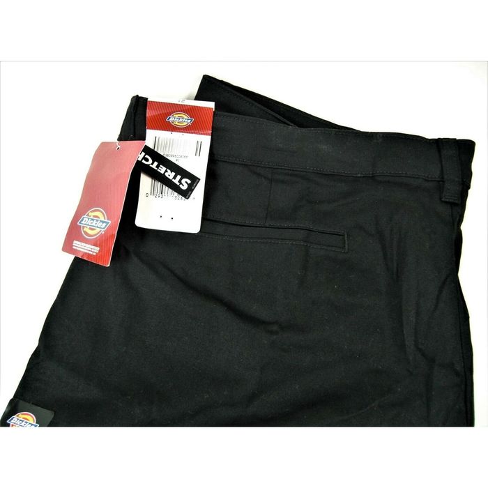 Dickies Dickies Juniors Plus Size Stretch Straight Leg Pant, Black