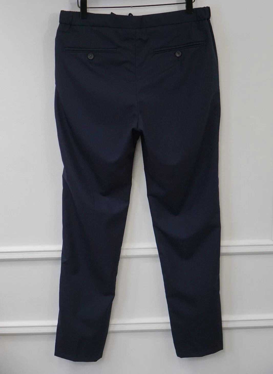 Suitsupply Men Suitsupply Trousers Navy Ames Pleat ES Wool US36 JNJ423 Size 36R - 2 Thumbnail