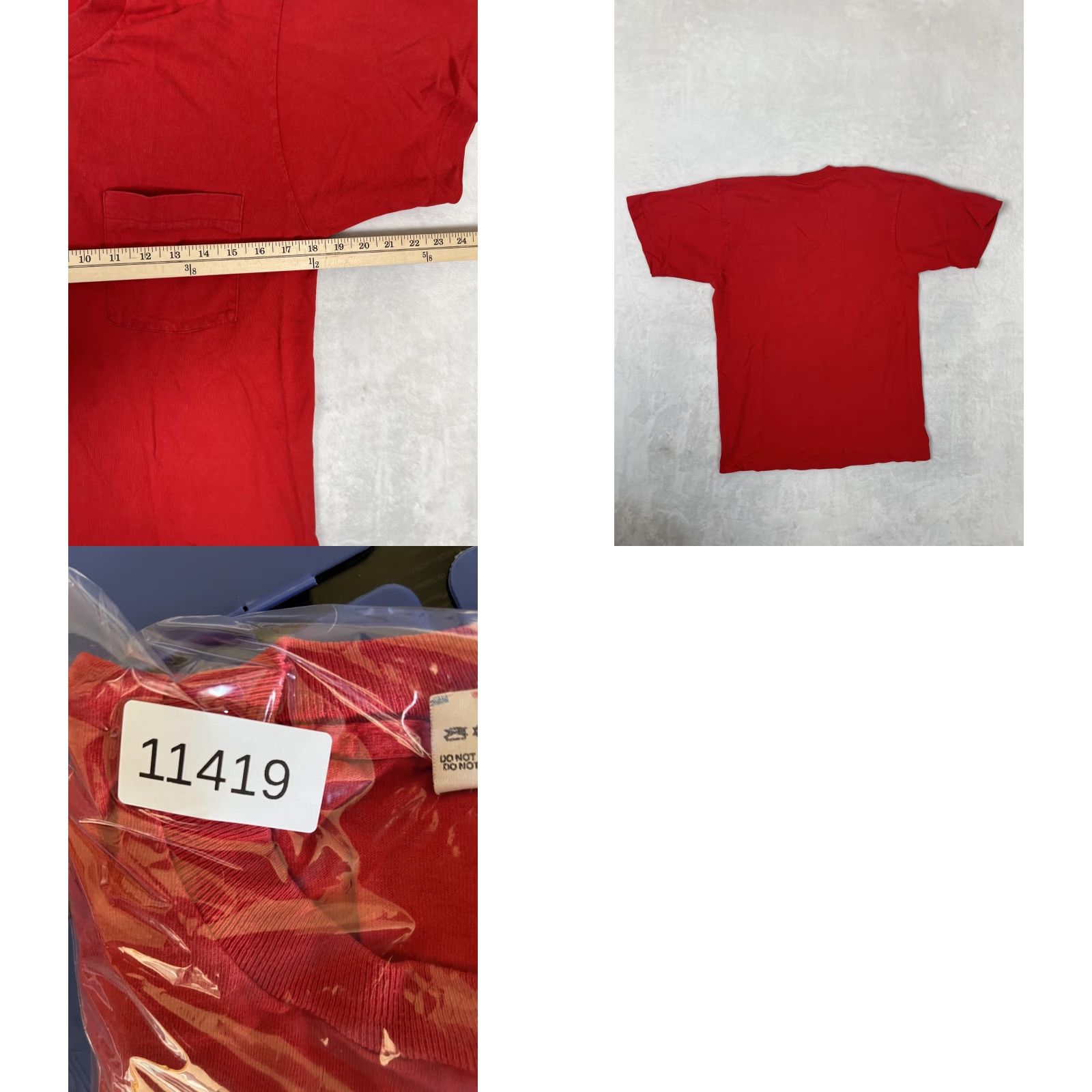 Fruit Of The Loom VINTAGE Fruit of the Loom Pocket T-Shirt Size M Red Cotton USA 90s Shirt Mens Short Sleeve Crew Neck Pockets Vintage Yes Size US M / EU 48-50 / 2 - 8 Thumbnail