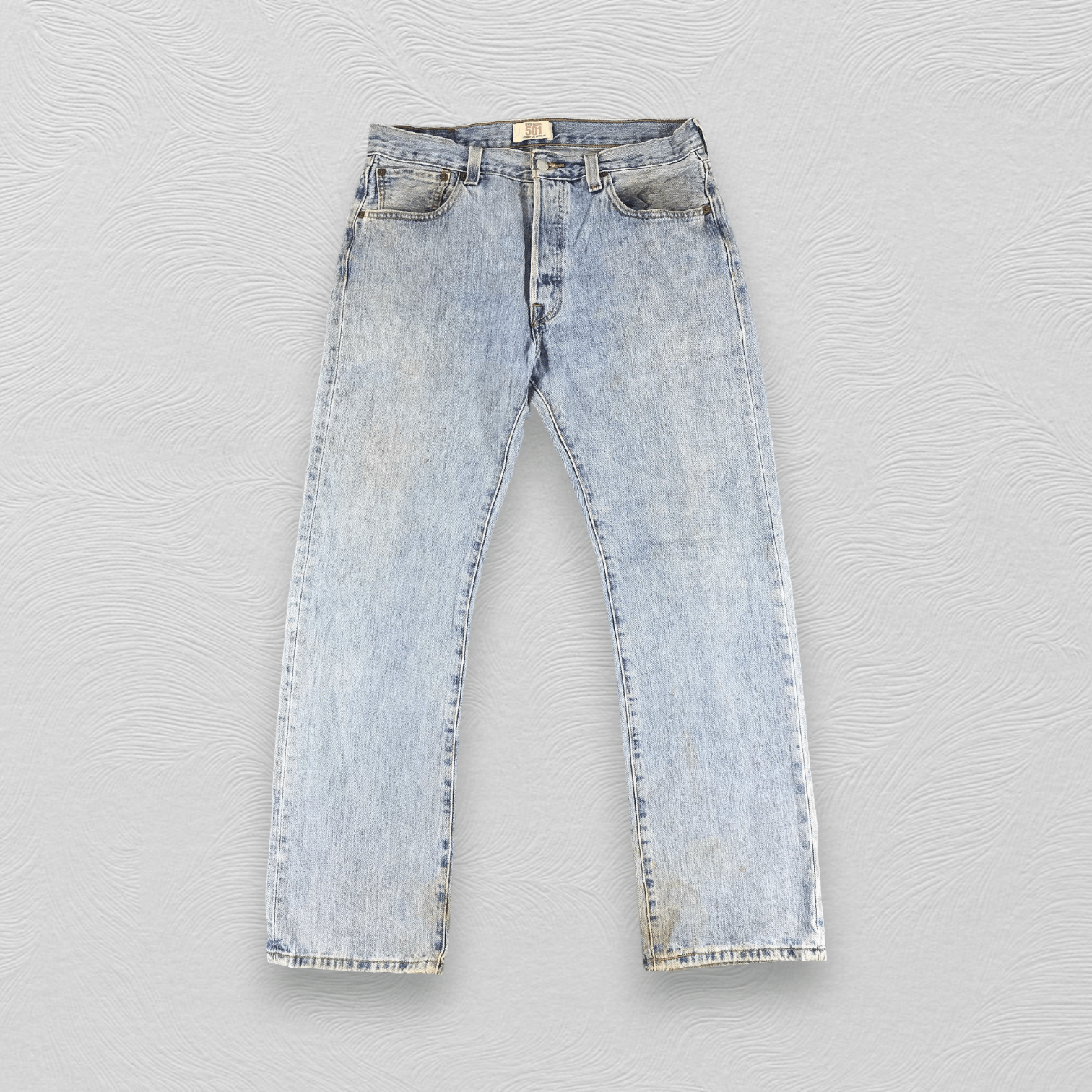 Levi's Vintage Levis 501 Jeans Dirty Medium Wash Denim KJ234 Size US 33 - 1 Thumbnail