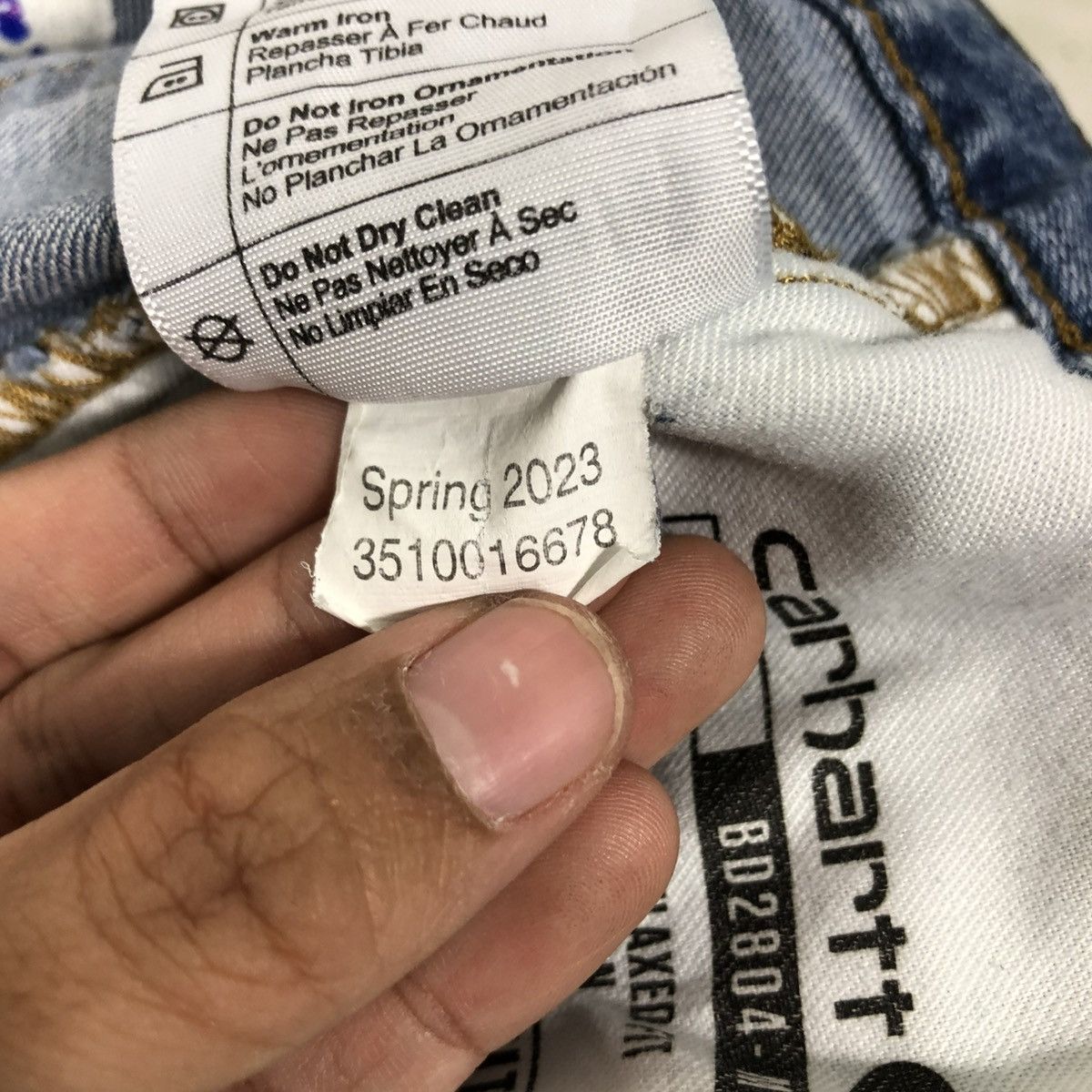 Carhartt 🔥CONSTRUCTION DESIGN VINTAGE CARHARTT DISTRESSED RUGGED FLEX Size US 36 / EU 52 - 25 Thumbnail
