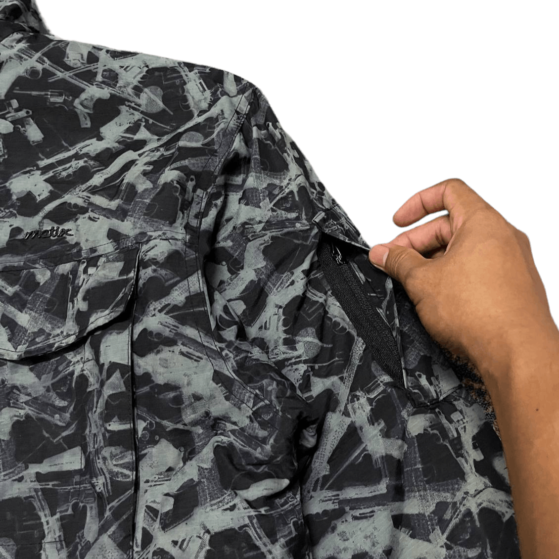Matix Vintage Matix Camo Hooded Jacket Size US L / EU 52-54 / 3 - 5 Thumbnail