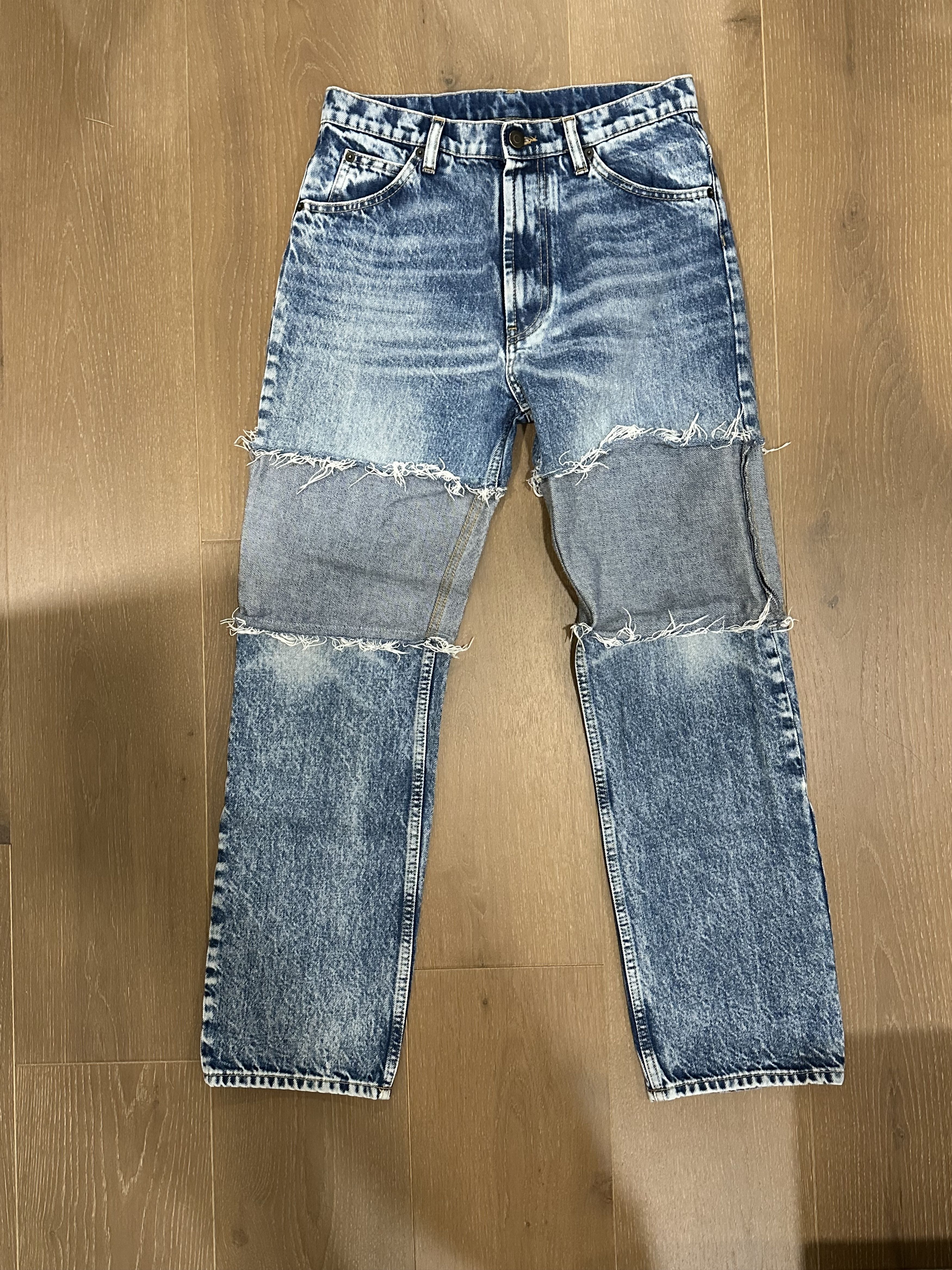 Maison Margiela Maison Margiela SS21 Reconstructed Denim Size US 29 - 1 Thumbnail