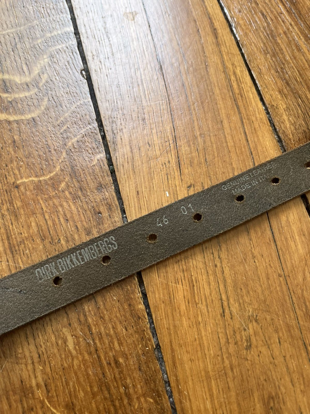 Dirk Bikkembergs 1990s Leather Belt Size ONE SIZE - 6 Thumbnail