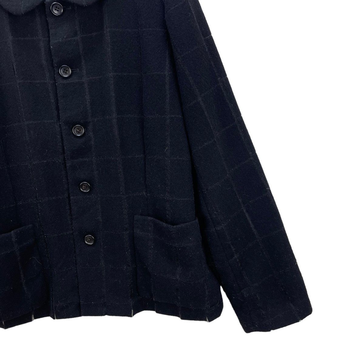 Comme des Garcons 🔥Vintage AD97 Comme Des Garcons Plaid Mesh Jacket Size L / US 10 / IT 46 - 10 Thumbnail