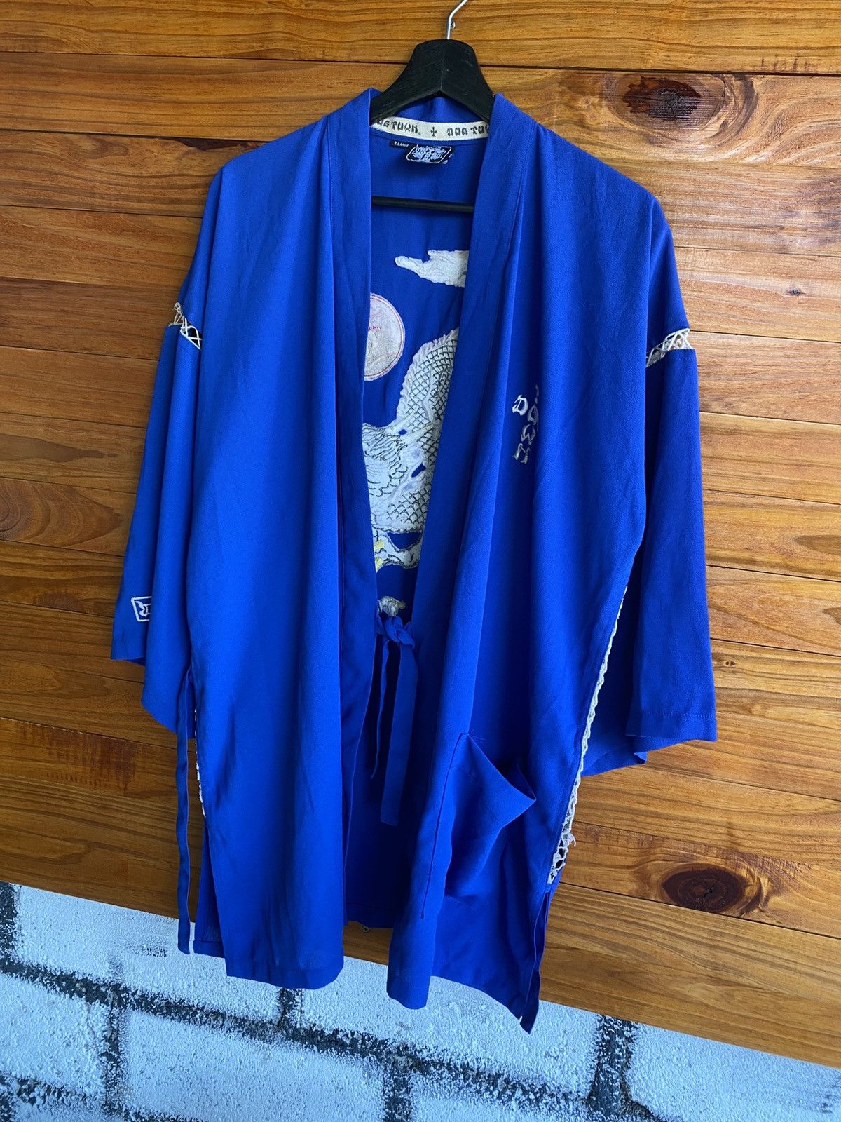 Dogtown Vintage Dog Town Dragon Embroidered Kimono Robe XLarge Japan Size US XL / EU 56 / 4 - 15 Thumbnail