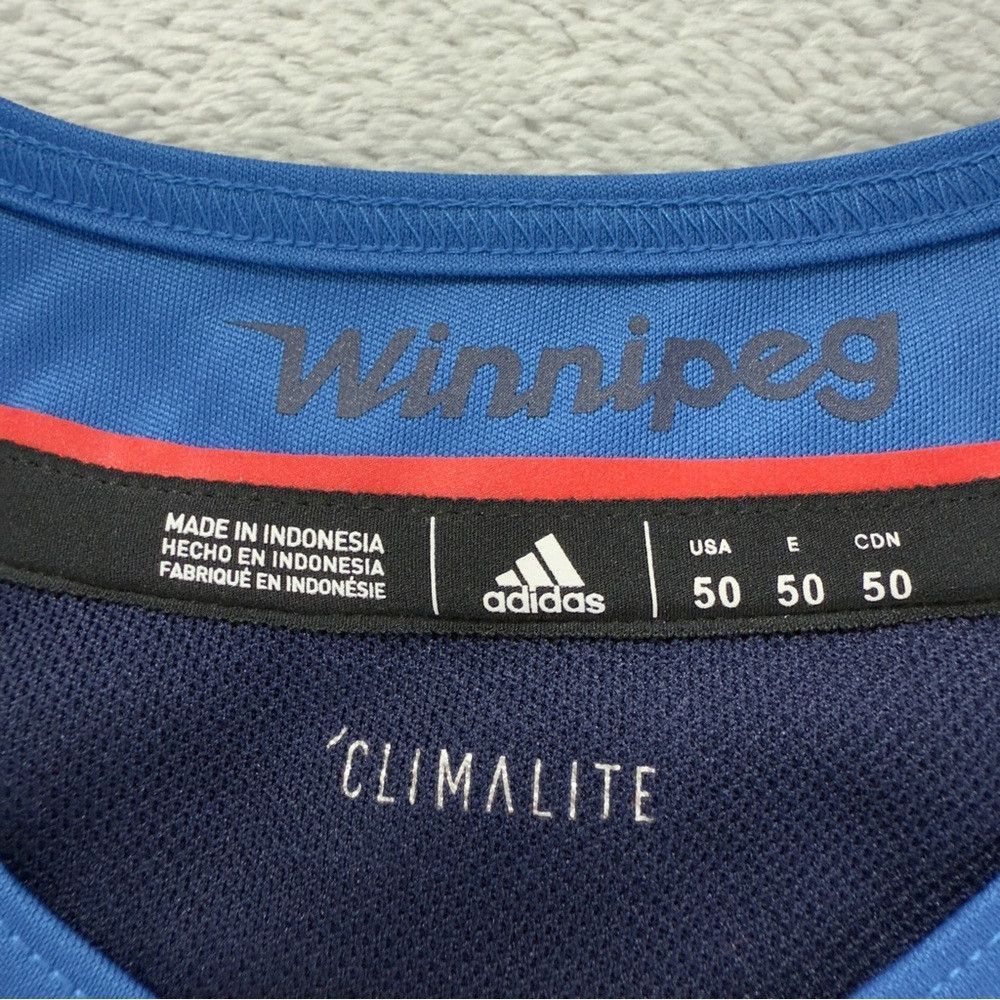 Adidas Winnipeg Jets NWT Men's Size 50 US Patrik Laine Adidas Auth Size US M / EU 48-50 / 2 - 2 Thumbnail