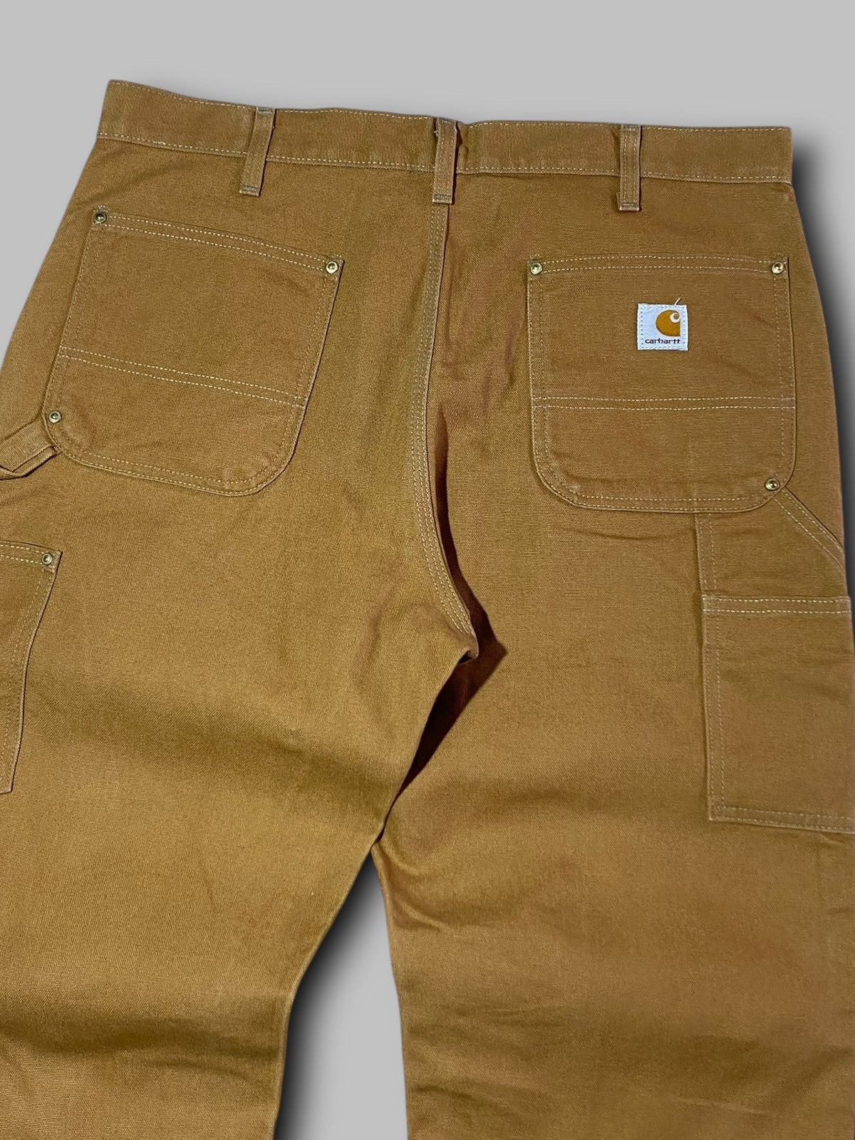 Carhartt Vintage Carhartt Double Knee Work Pants Brown B01 BRN Size US 36 / EU 52 - 3 Thumbnail