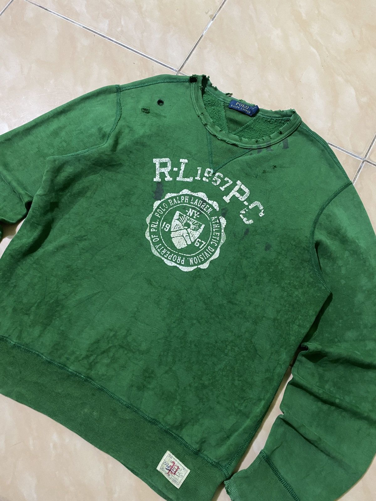 Polo Ralph Lauren VINTAGE 00’s POLO RALPH LAUREN WASHED DISTRESSED Size US M / EU 48-50 / 2 - 4 Thumbnail