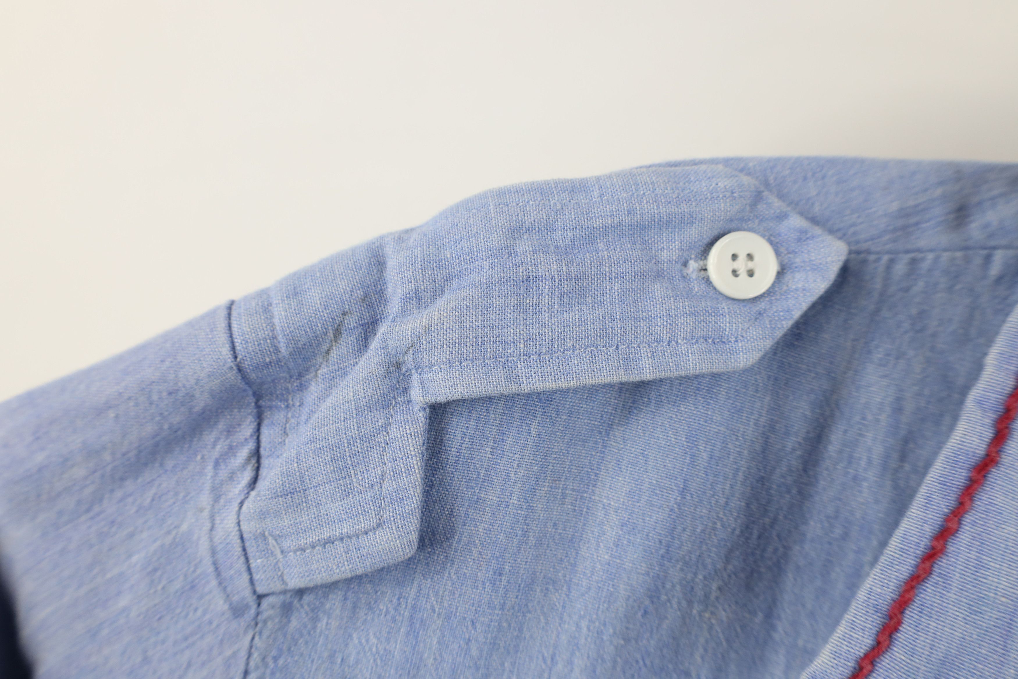Vintage Vintage 70s Streetwear Embroidered Flower Button Shirt Size L / US 10 / IT 46 - 7 Thumbnail