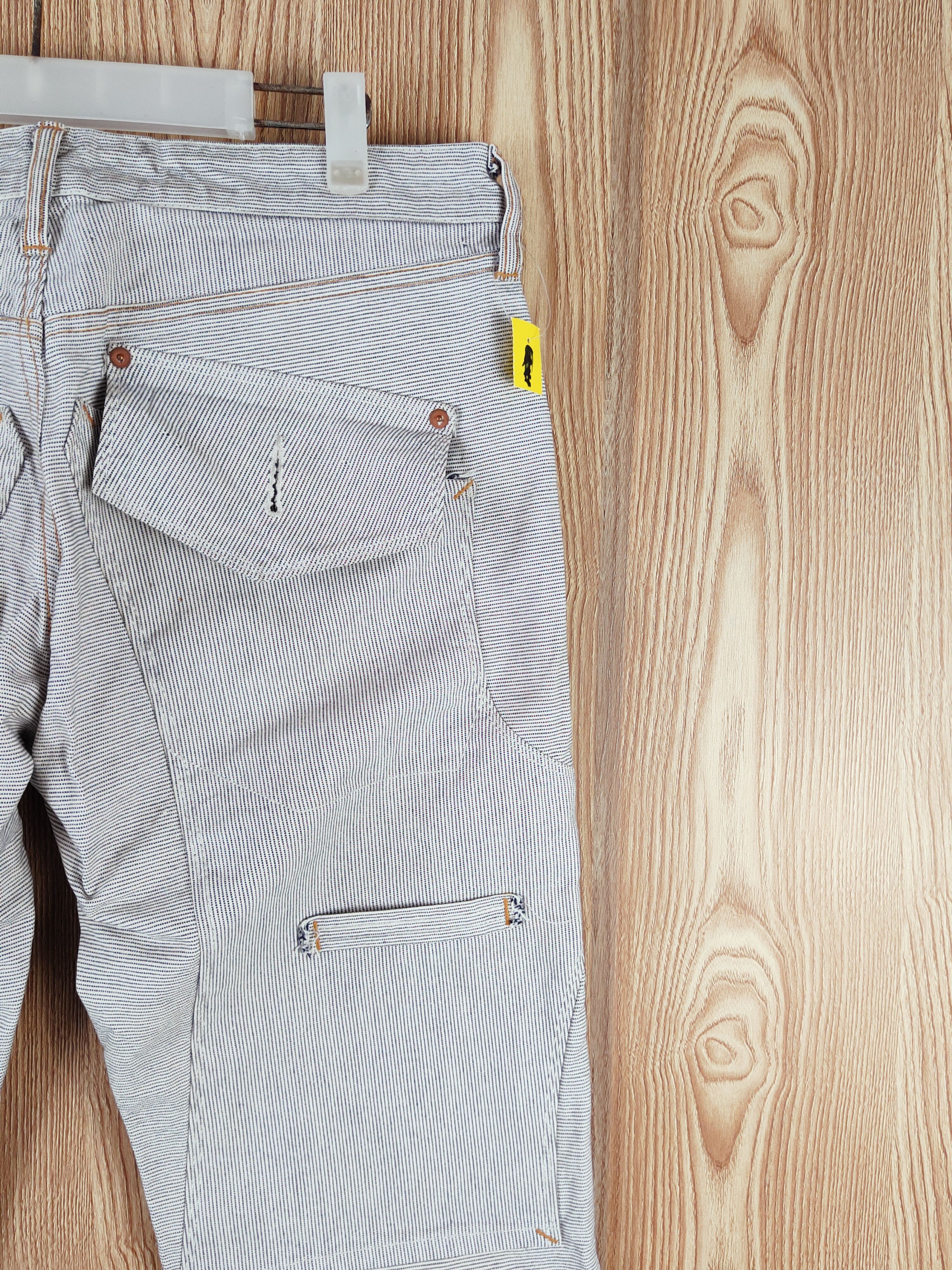 Japanese Brand U.U Black White Multipocket Casual Pants #W009 Size US 34 / EU 50 - 10 Thumbnail