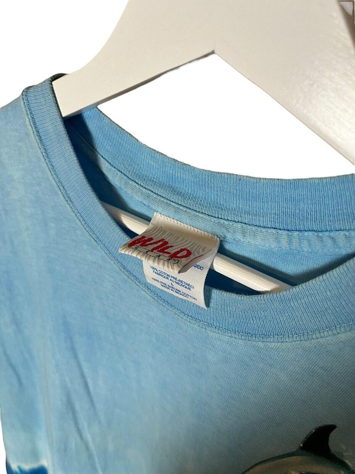 Vintage Vintage 90s Dolphin Tye Dye AOP T-shirt Large Wild Gear Size US L / EU 52-54 / 3 - 4 Thumbnail