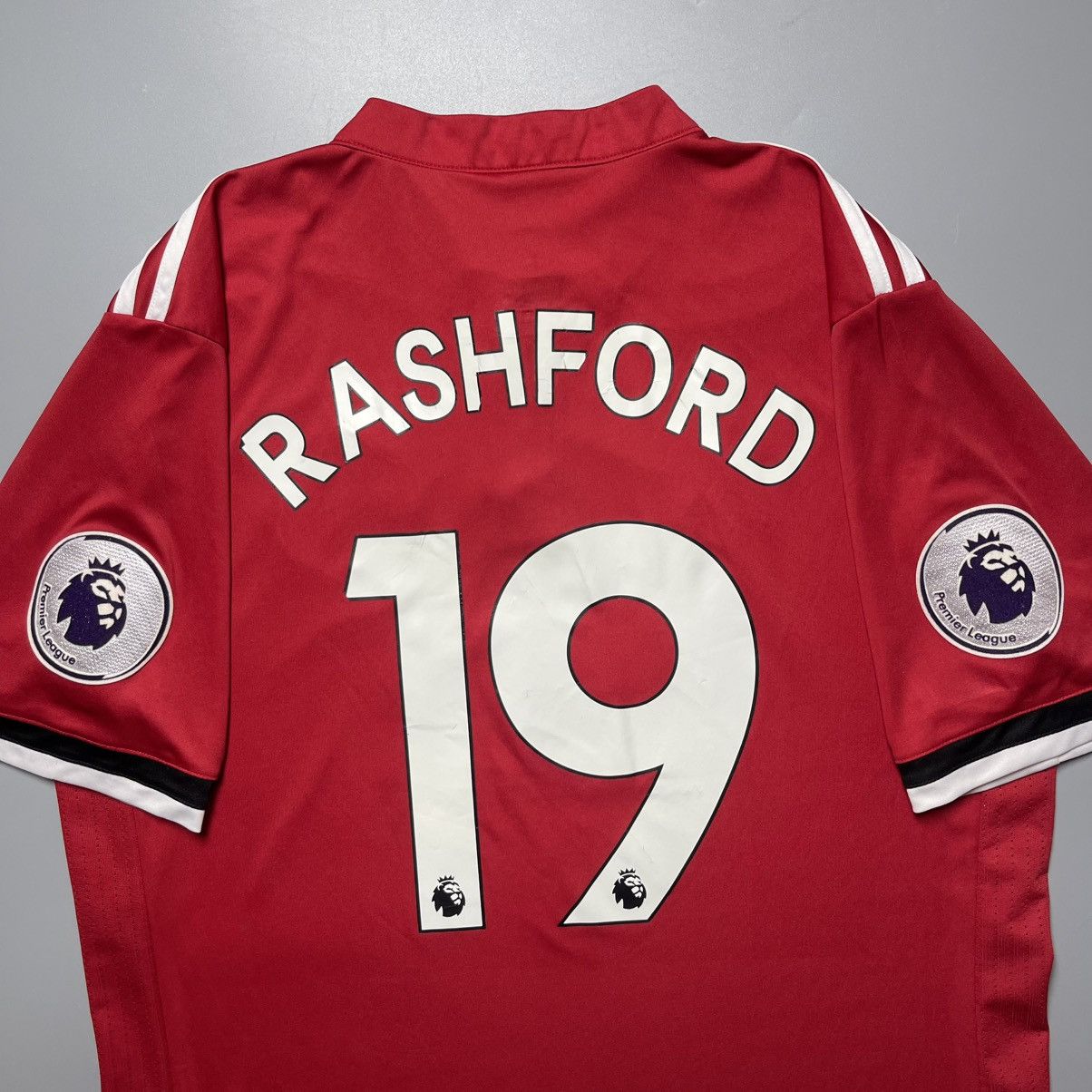 Adidas MAN UNITED ADIDAS 2017/2018 SOCCER HOME JERSEY #19 RASHFORD Size US L / EU 52-54 / 3 - 10 Thumbnail
