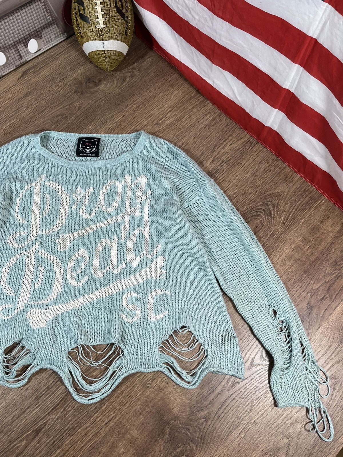 Drop Dead Drop Dead Knit Jumper Very Rare Size L / US 10 / IT 46 - 4 Thumbnail