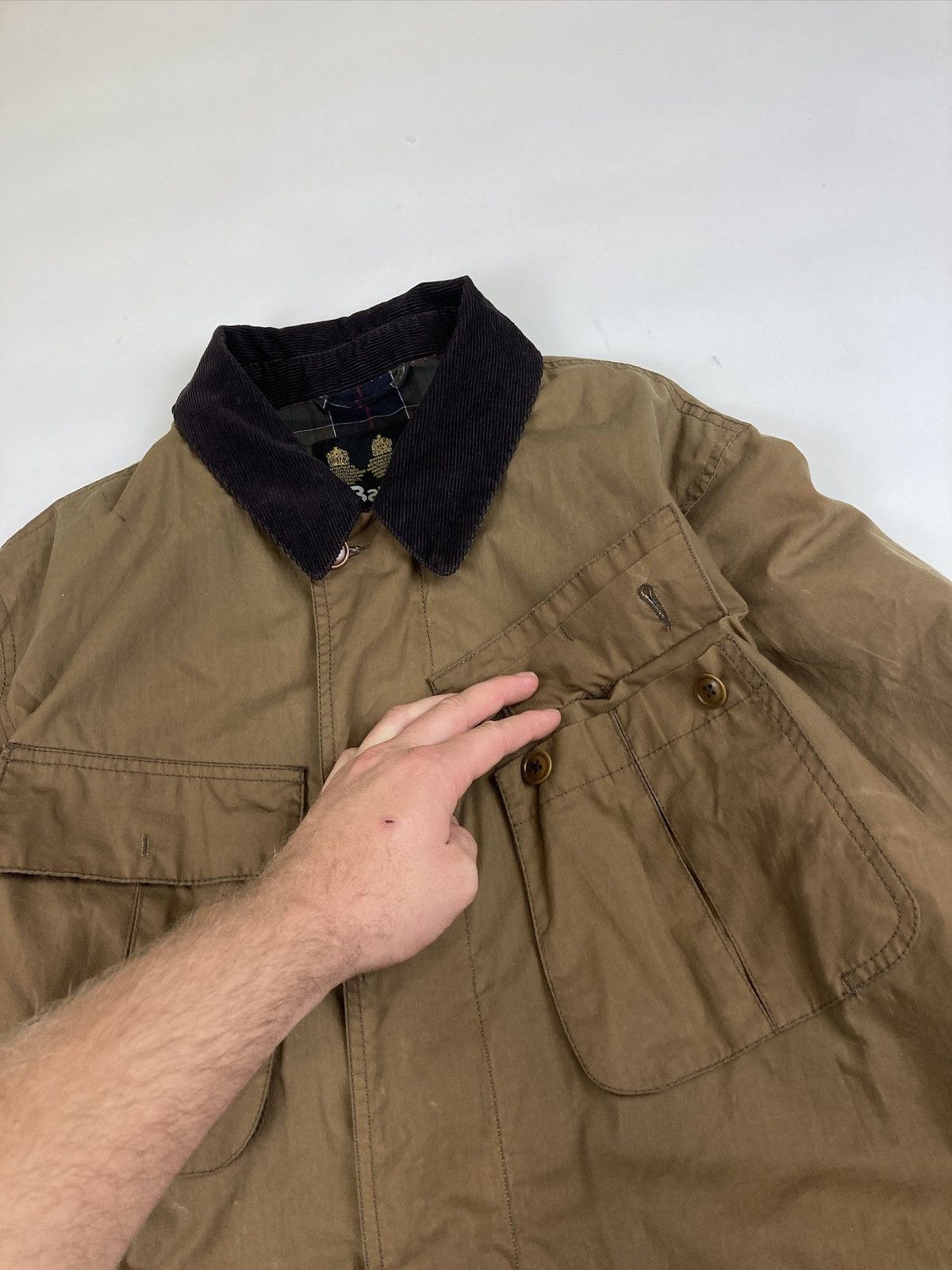 Barbour × Designer × Vintage Vintage Barbout coat jacket Size US L / EU 52-54 / 3 - 4 Thumbnail