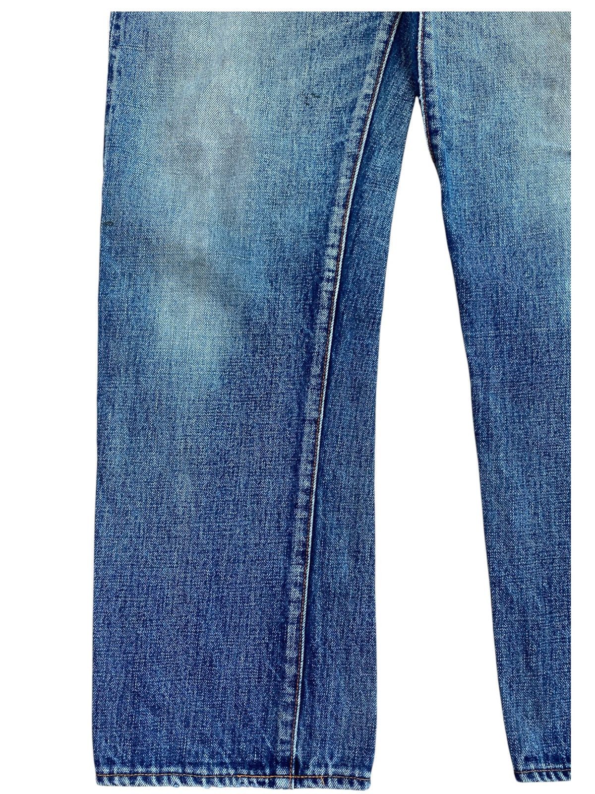 Japanese Brand Japanese Brand Acid Blue Wash Ripped Style Loose Jeans Size US 31 - 5 Thumbnail