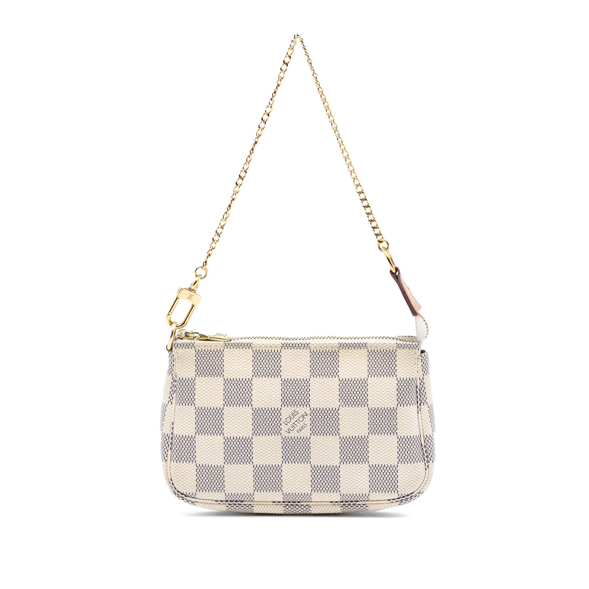 Louis Vuitton Louis Vuitton Damier Azur Mini Pochette Accessoires Size ONE SIZE - 1 Thumbnail