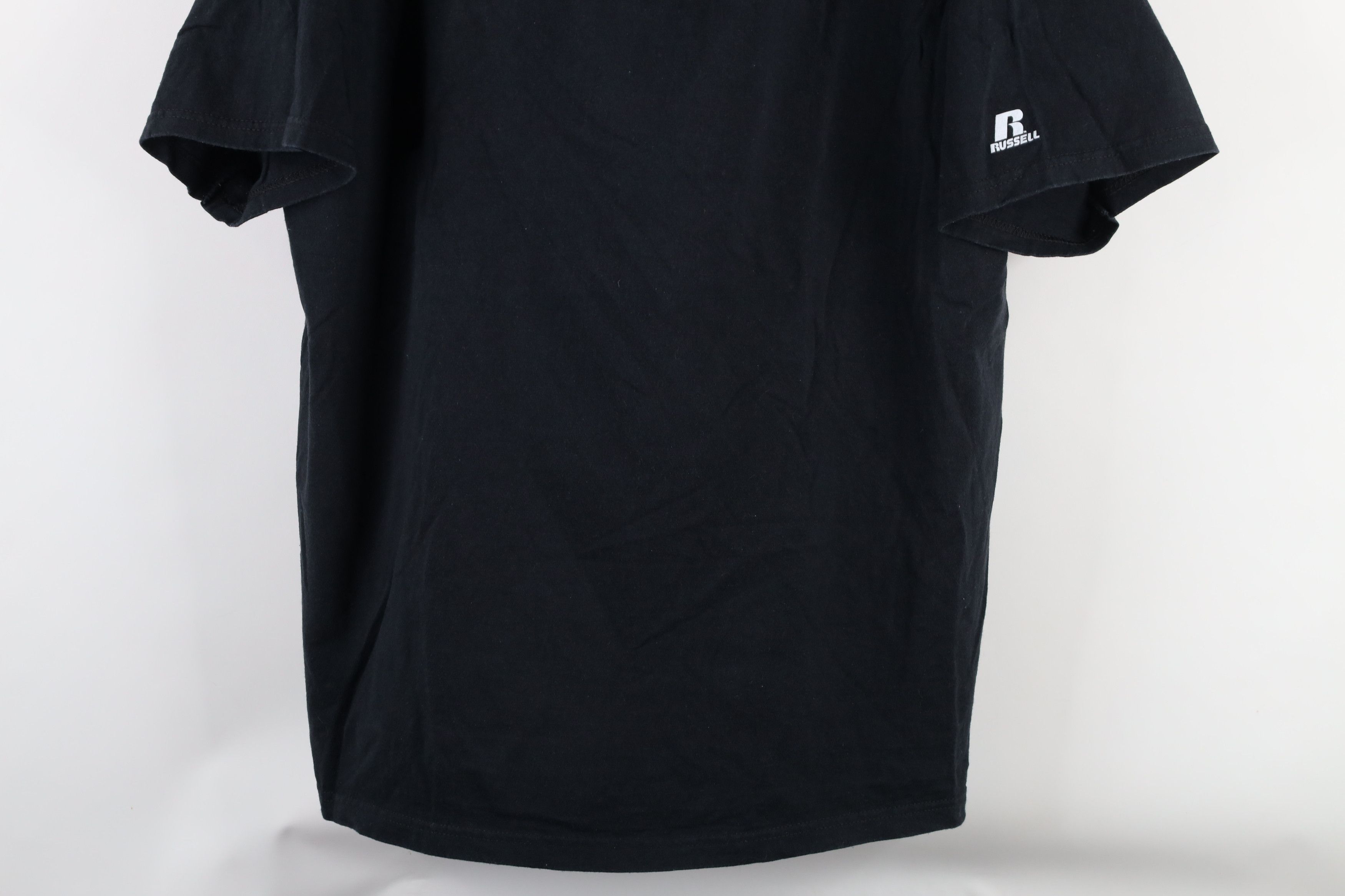 Russell Athletic × Vintage Vintage Russell Athletic Short Sleeve T-Shirt Black Cotton Size US XL / EU 56 / 4 - 3 Thumbnail