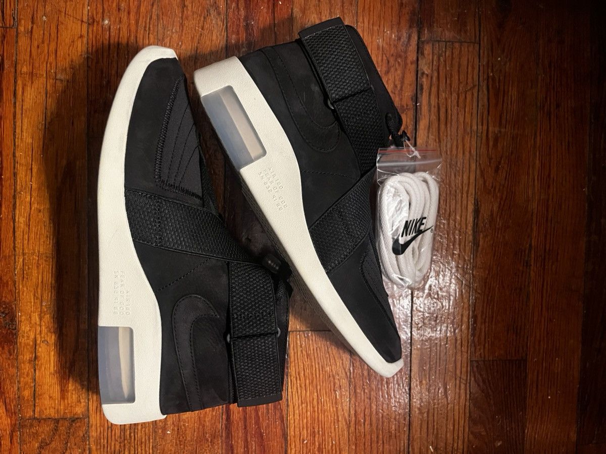 Fear of God × Nike Nike Air x Fear of God Raid 180 FOG Black Size US 8.5 / EU 41-42 - 3 Thumbnail