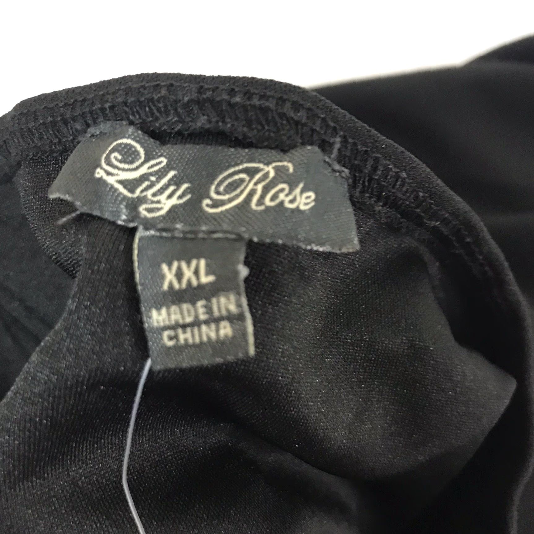 Vintage Lily Rose Black Sleeveless Scoopneck Dress Women Plus Size 2X Formal Cocktail Summer Size XXL / US 16-18 / IT 52-54 - 3 Thumbnail