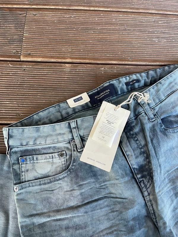 Scotch & Soda Washed Blue Skim Fit Jeans Scotch&Soda 34 Size US 34 / EU 50 - 5 Thumbnail