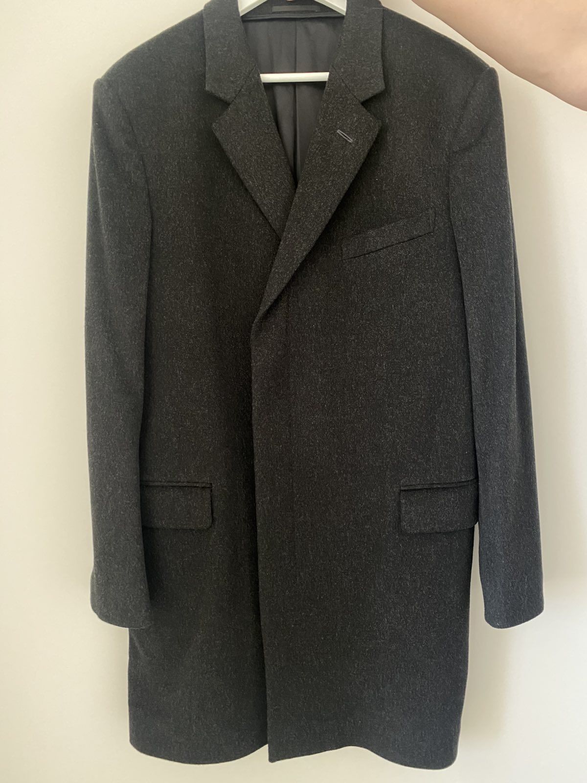 Yves Saint Laurent Yves Saint Laurent Wool Coat Size US L / EU 52-54 / 3 - 1 Thumbnail