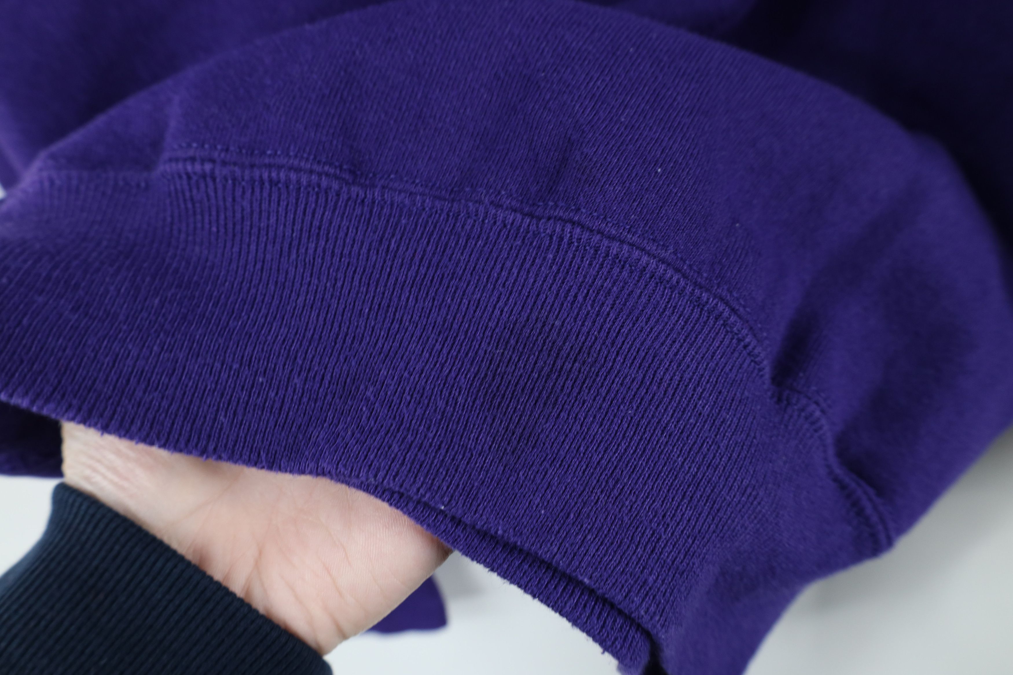 Vintage Vintage 90s Streetwear Blank Crewneck Sweatshirt Purple USA Size M / US 6-8 / IT 42-44 - 7 Thumbnail