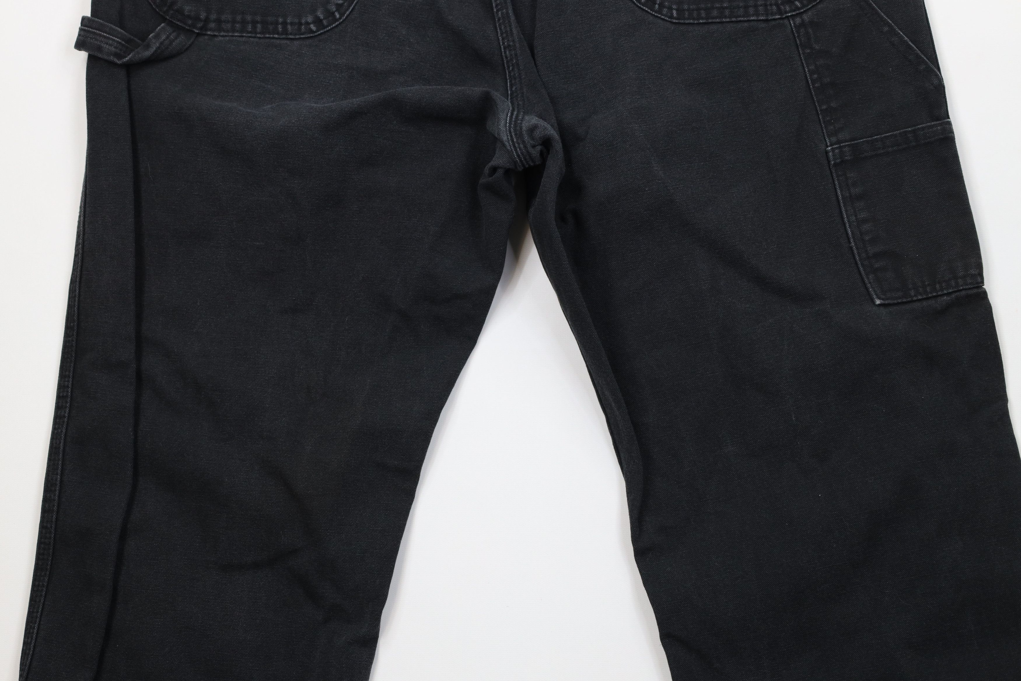Dickies Vintage Y2K Dickies Canvas Wide Leg Dungaree Pants Black Size US 42 / EU 58 - 11 Thumbnail