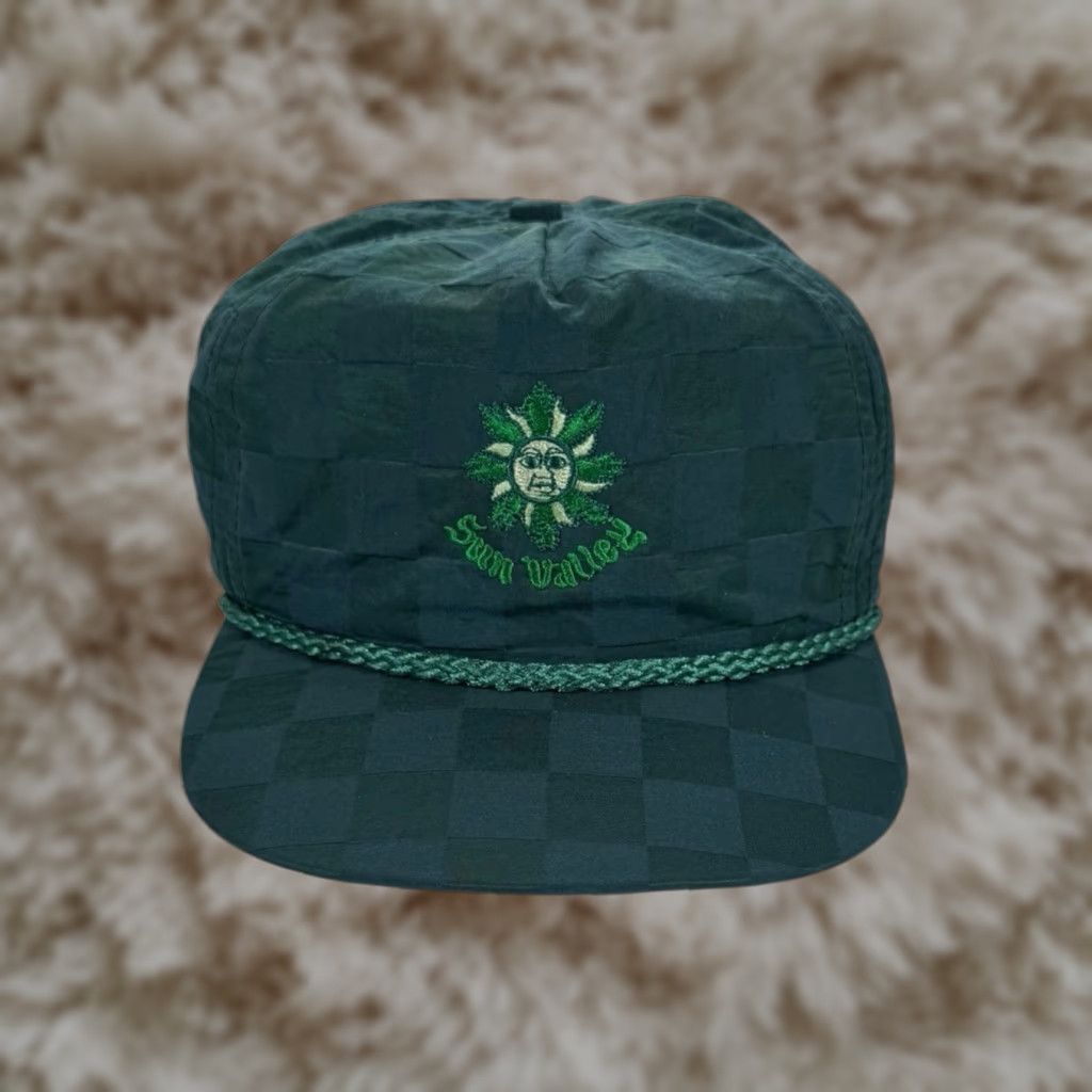 VINTAGE Imperial Sun Valley Rope Strapback Hat Cap Baseball Cap One Size Adjustable Green Men Excellent Condition