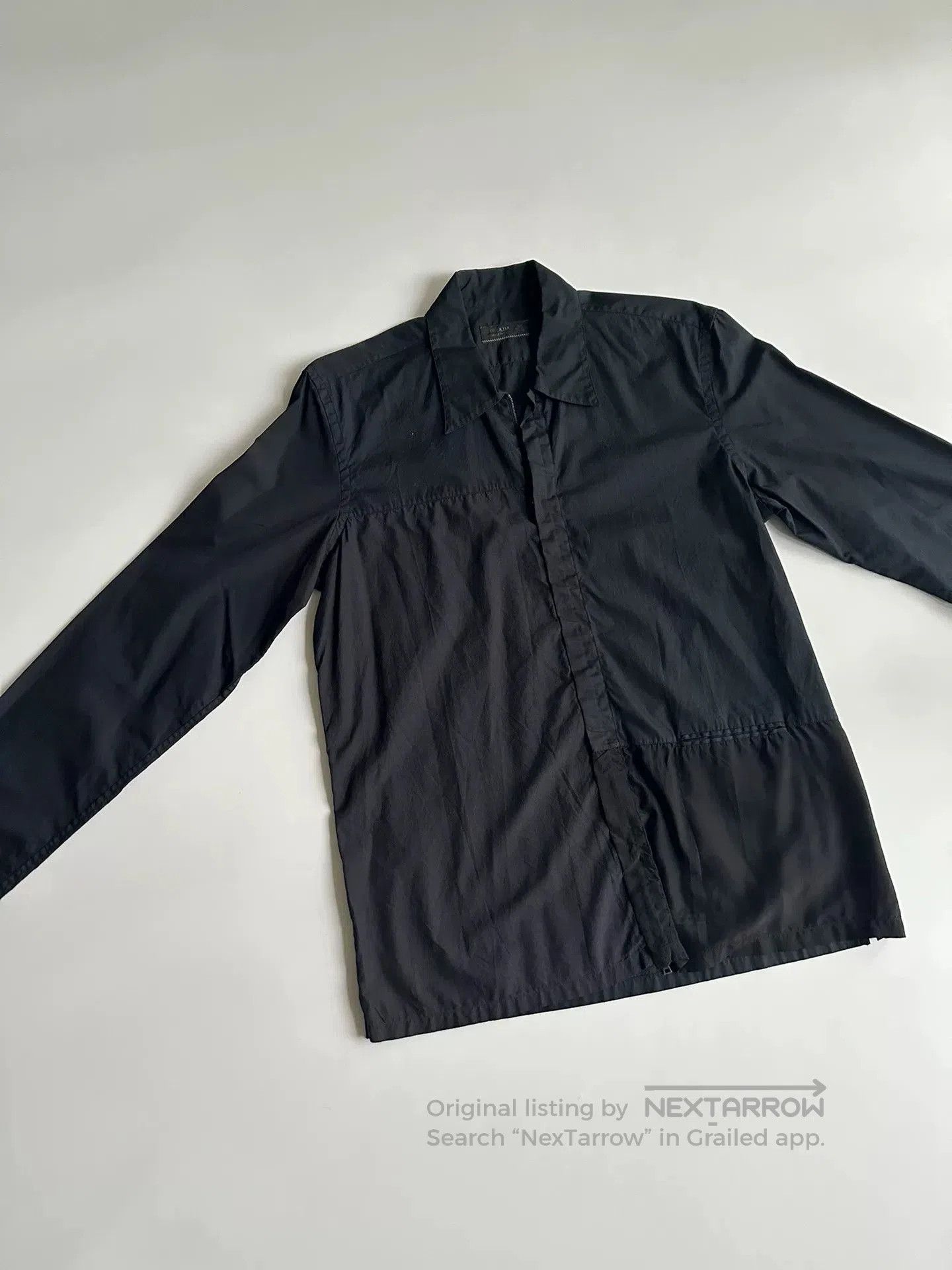 Other Prada Mixed Fabric Zip Shirt. Size US S / EU 44-46 / 1 - 1 Thumbnail
